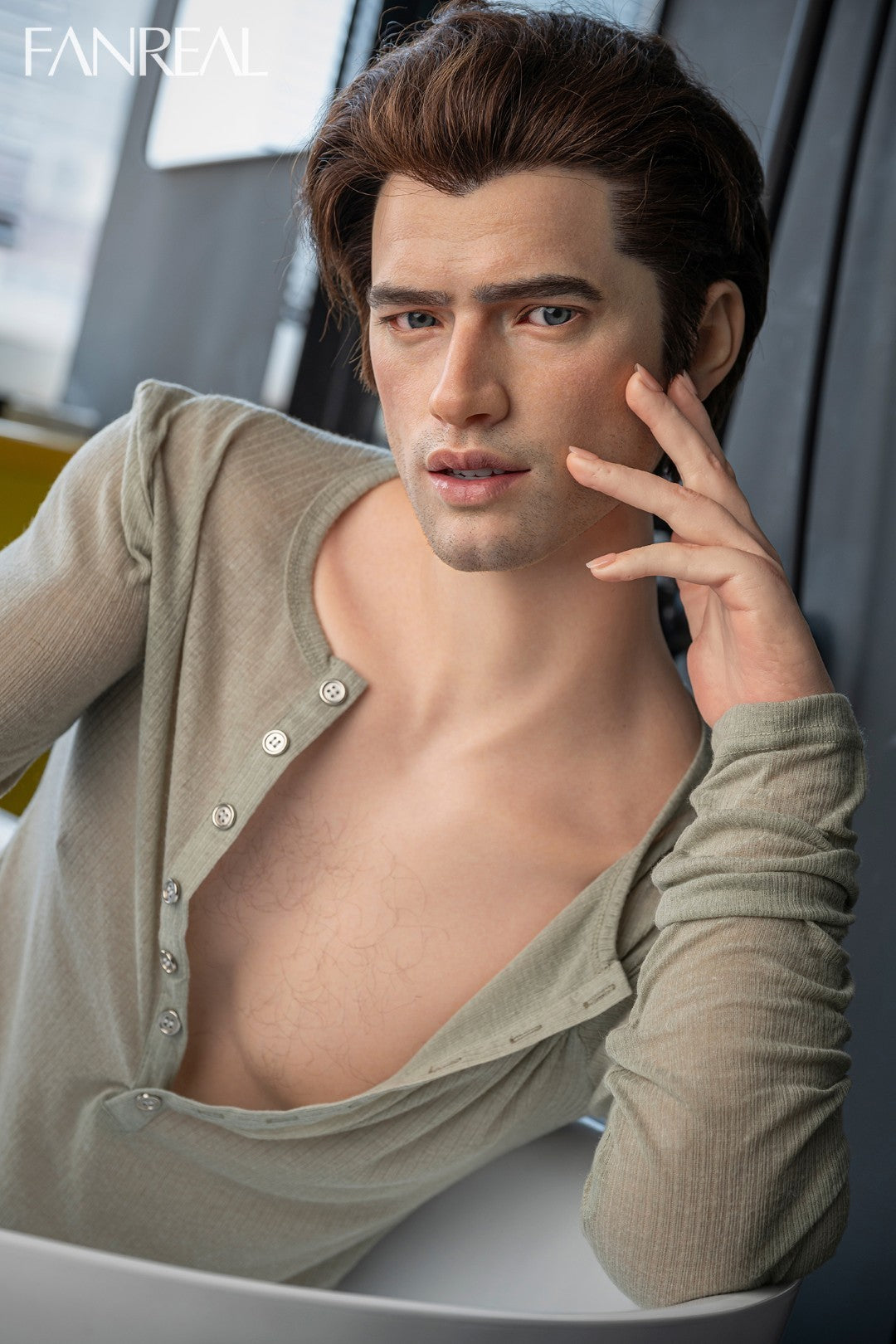 Carter meessoost seksnukk (FanReal Doll 173 cm silikoon)