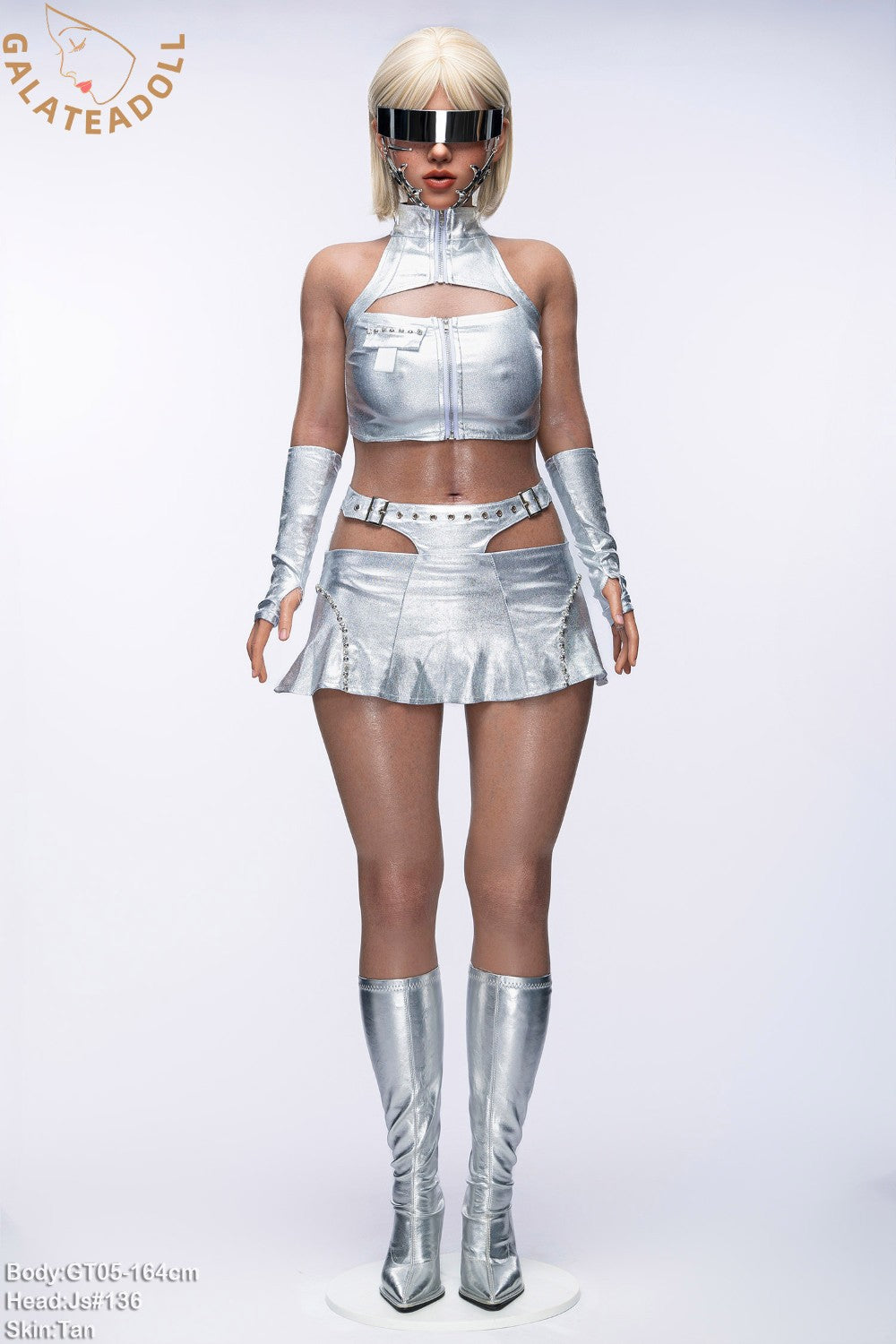 Alaska seksnukk (Galatea Doll 164 cm B-Cup #136 silikoon)