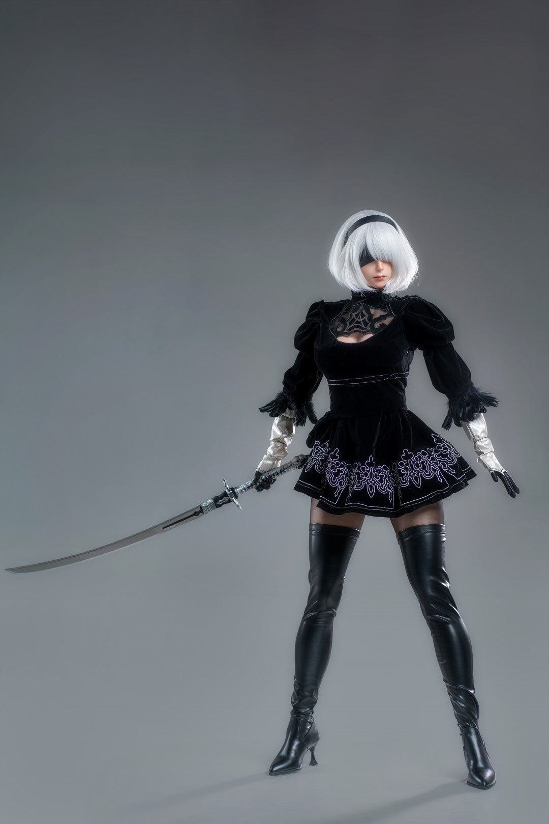 Yorha 2B seksnukk (Game Lady 171 cm E-Cup nr 18 silikoon)