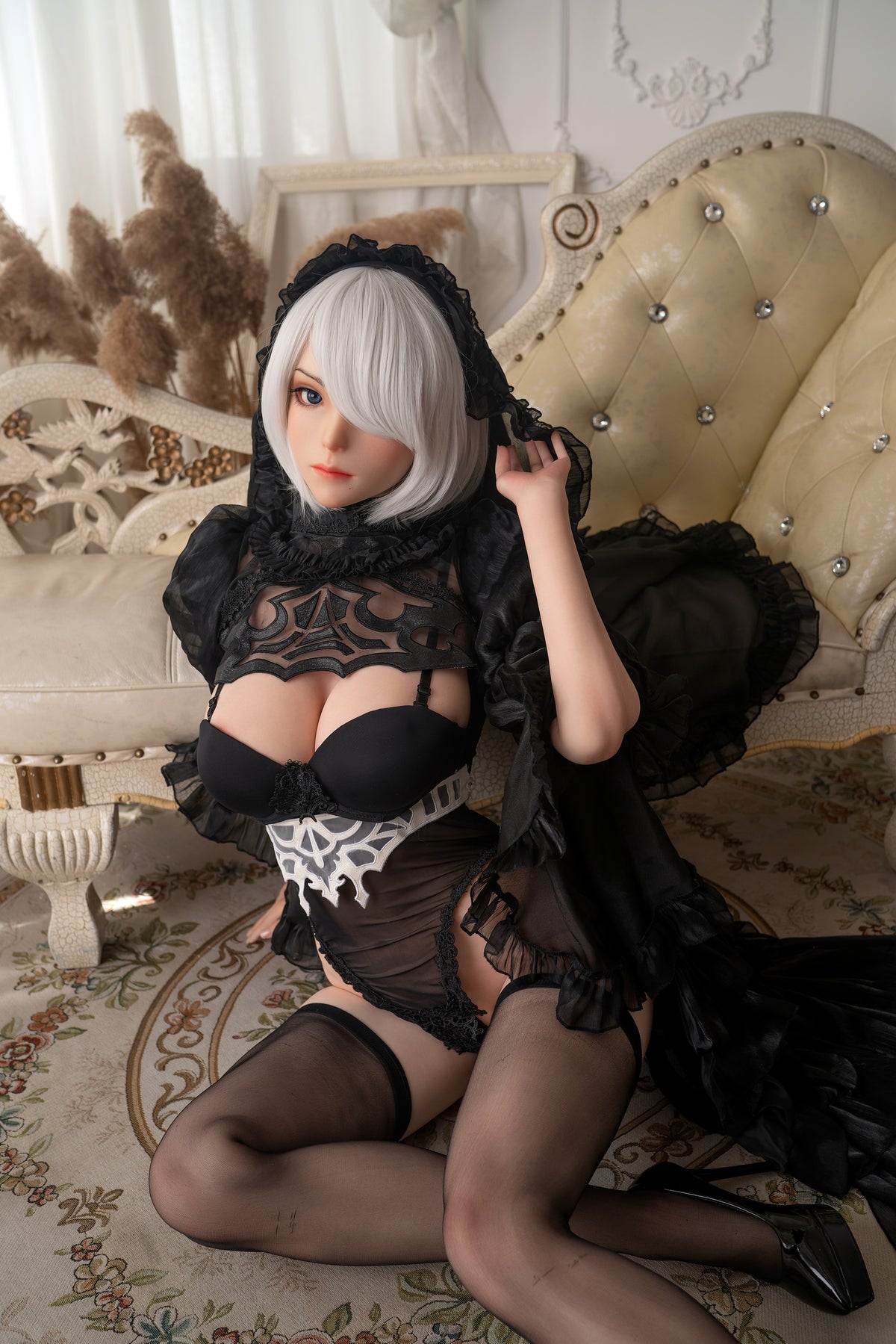 Yorha 2B seksnukk (Game Lady 171 cm E-Cup nr 18 silikoon)