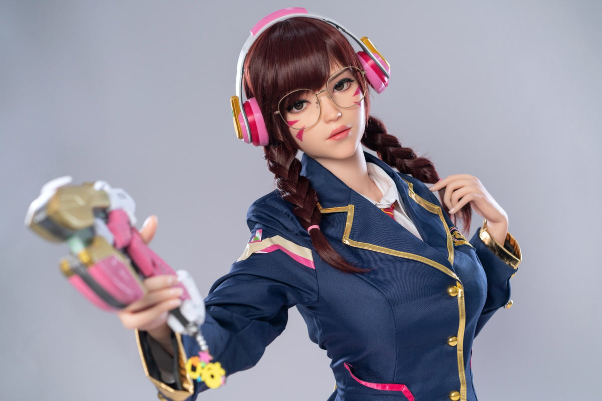 D.Va Hana Song Sex Doll (Game Lady 166 cm E-Cup nr 23 silikoon)