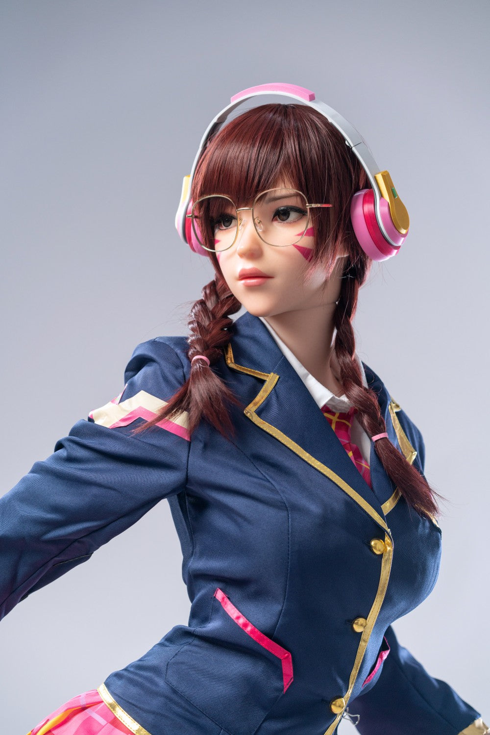 D.Va Hana Song Sex Doll (Game Lady 166 cm E-Cup nr 23 silikoon)