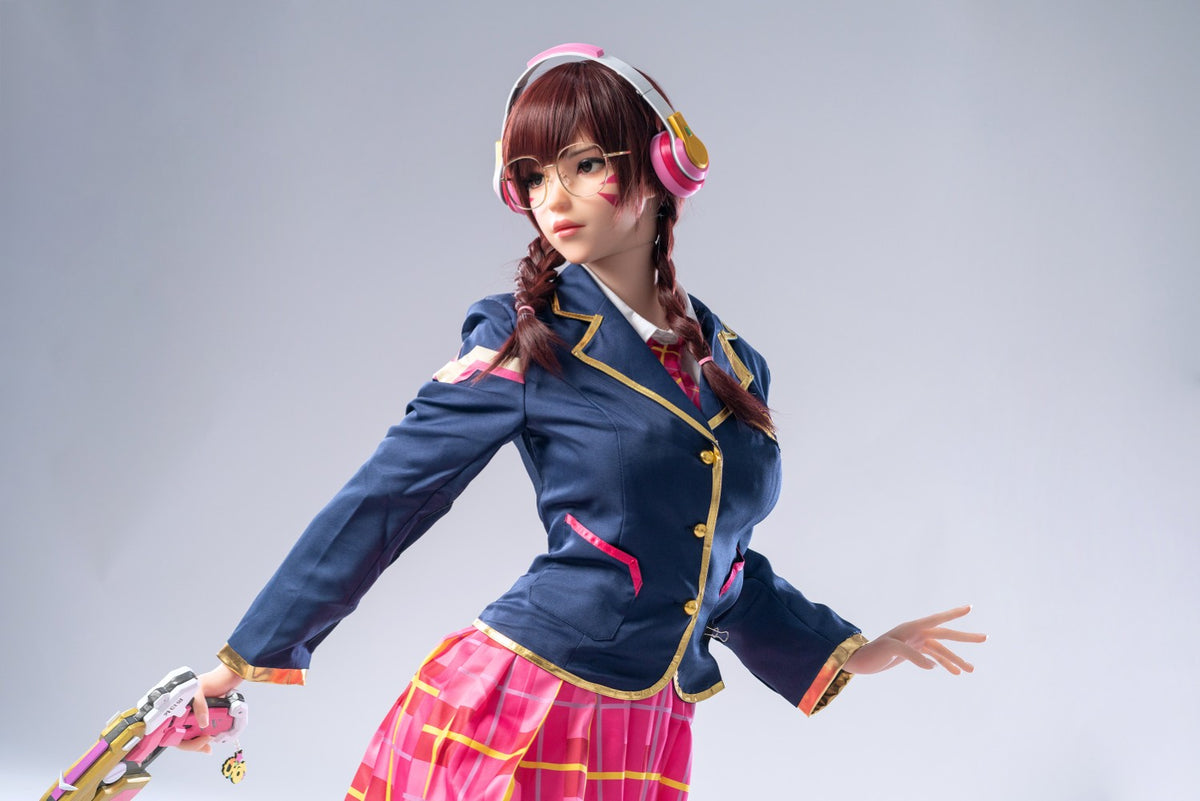 D.Va Hana Song Sex Doll (Game Lady 166 cm E-Cup nr 23 silikoon)