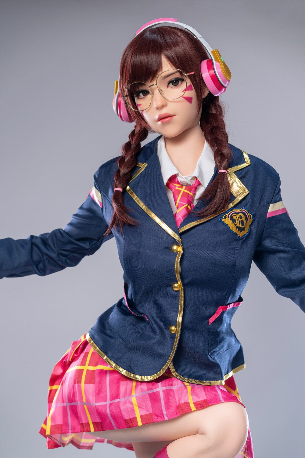 D.Va Hana Song Sex Doll (Game Lady 166 cm E-Cup nr 23 silikoon)