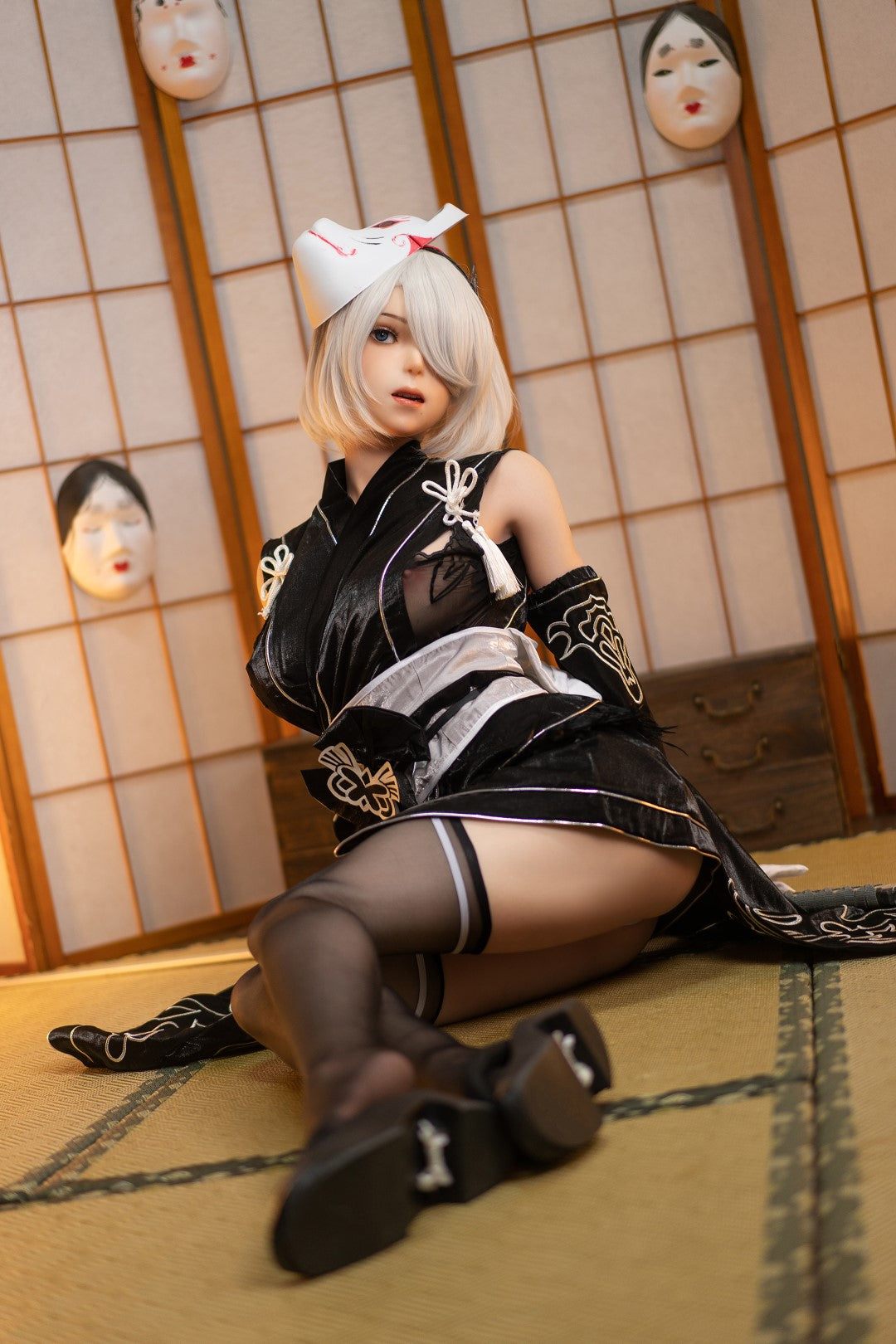 Yorha 2B seksnukk (Game Lady 171 cm E-Cup nr 24 silikoon)
