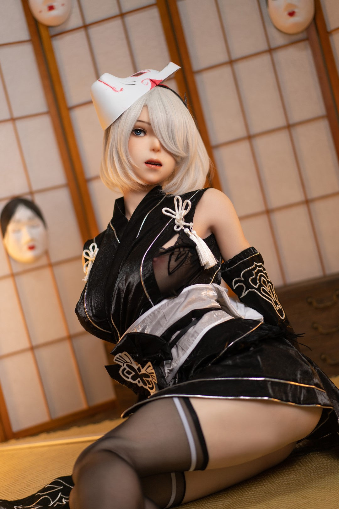 Yorha 2B seksnukk (Game Lady 171 cm E-Cup nr 24 silikoon)
