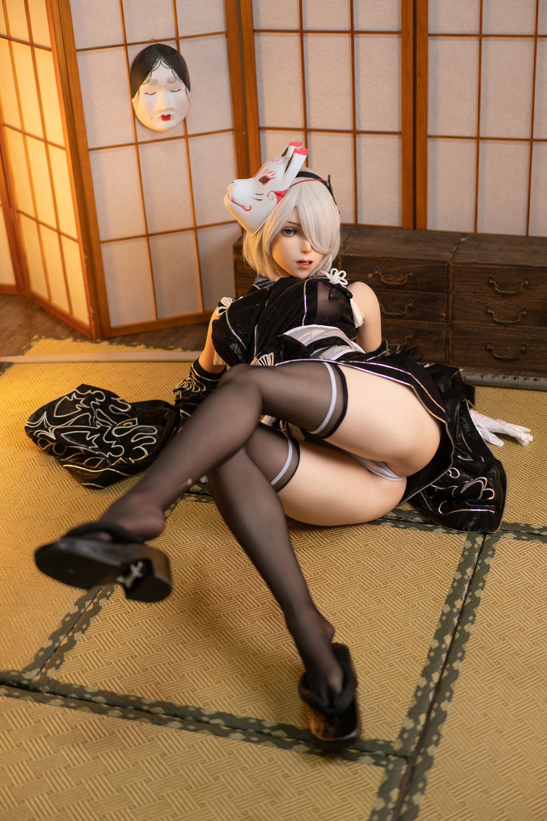 Yorha 2B seksnukk (Game Lady 171 cm E-Cup nr 24 silikoon)