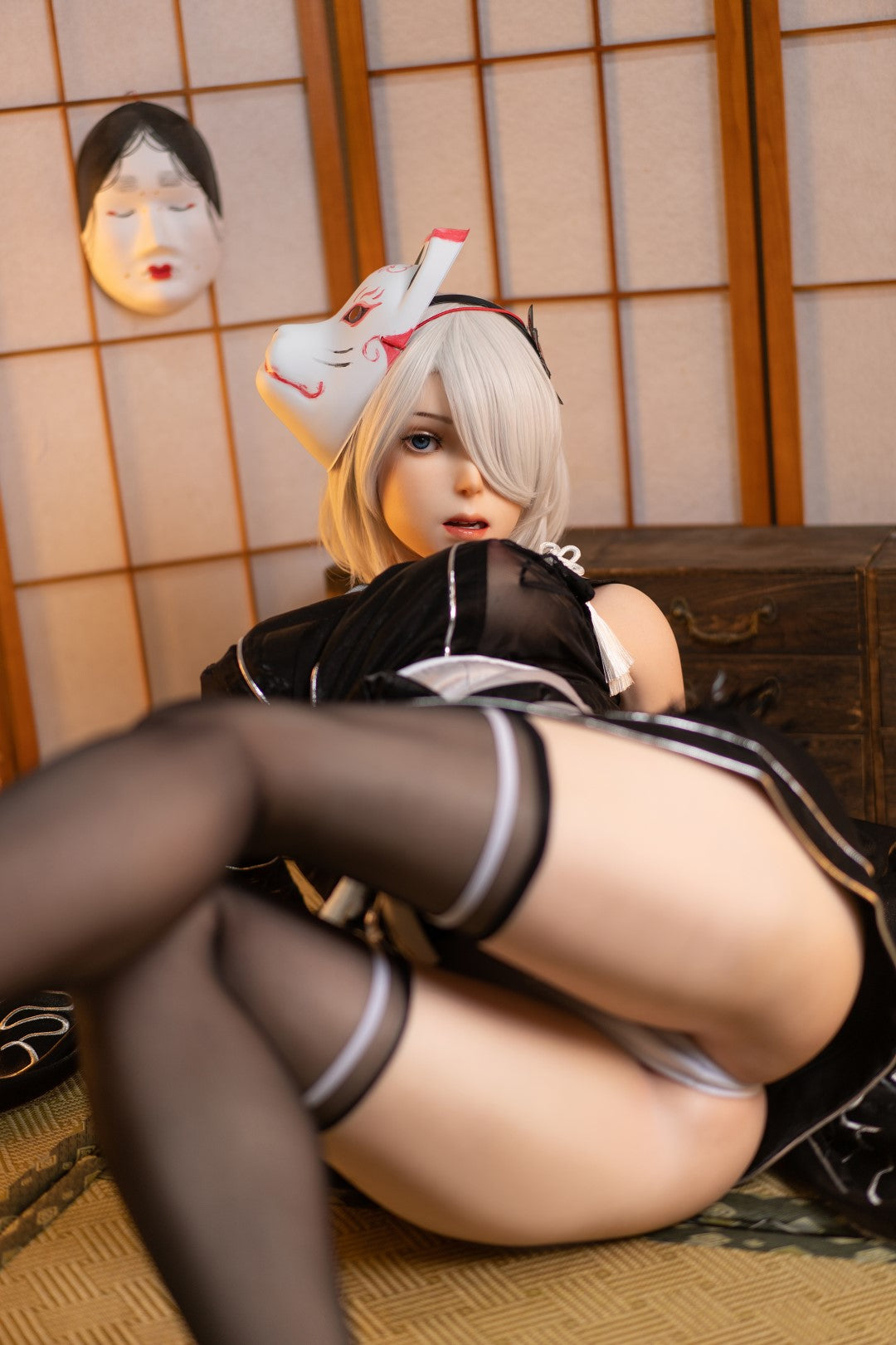 Yorha 2B seksnukk (Game Lady 171 cm E-Cup nr 24 silikoon)