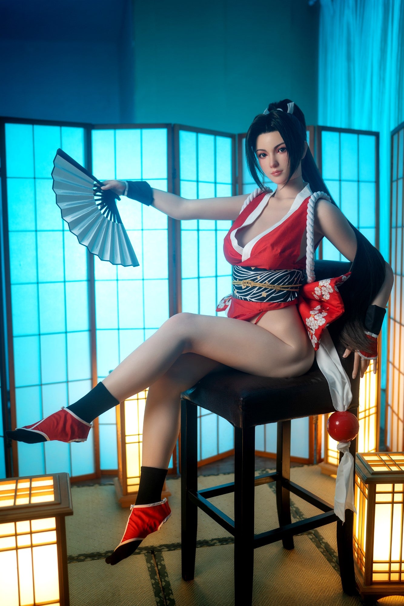 Mai Shiranui seksnukk (Game Lady 168 cm E-Cup nr 28 silikoon)