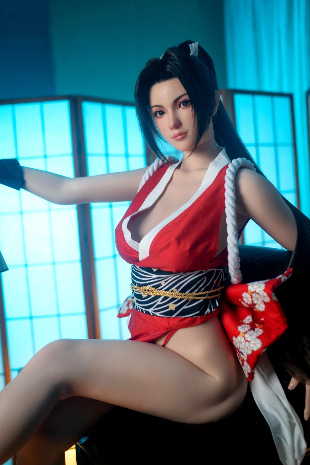 Mai Shiranui seksnukk (Game Lady 168 cm E-Cup nr 28 silikoon)
