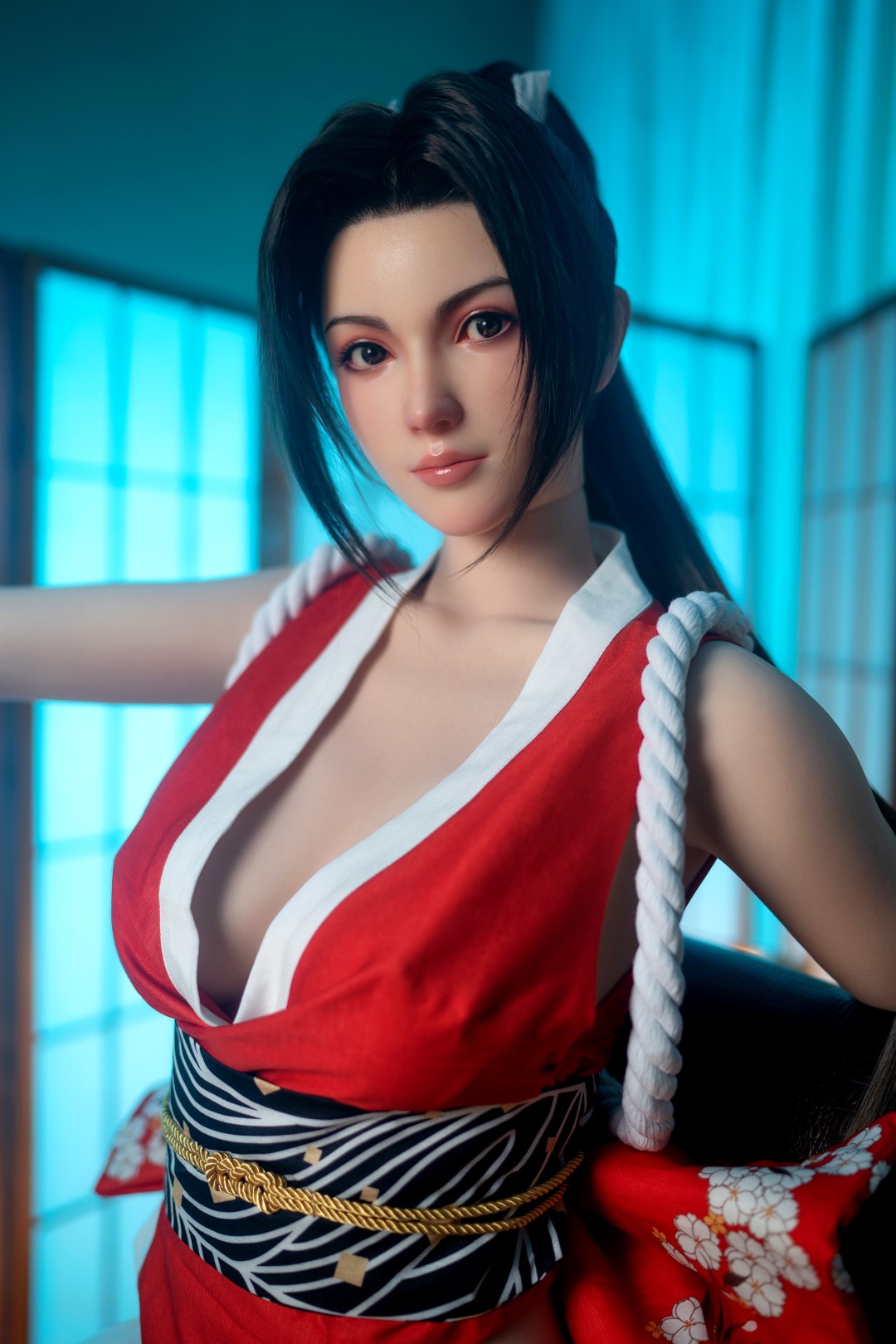 Mai Shiranui seksnukk (Game Lady 168 cm E-Cup nr 28 silikoon)