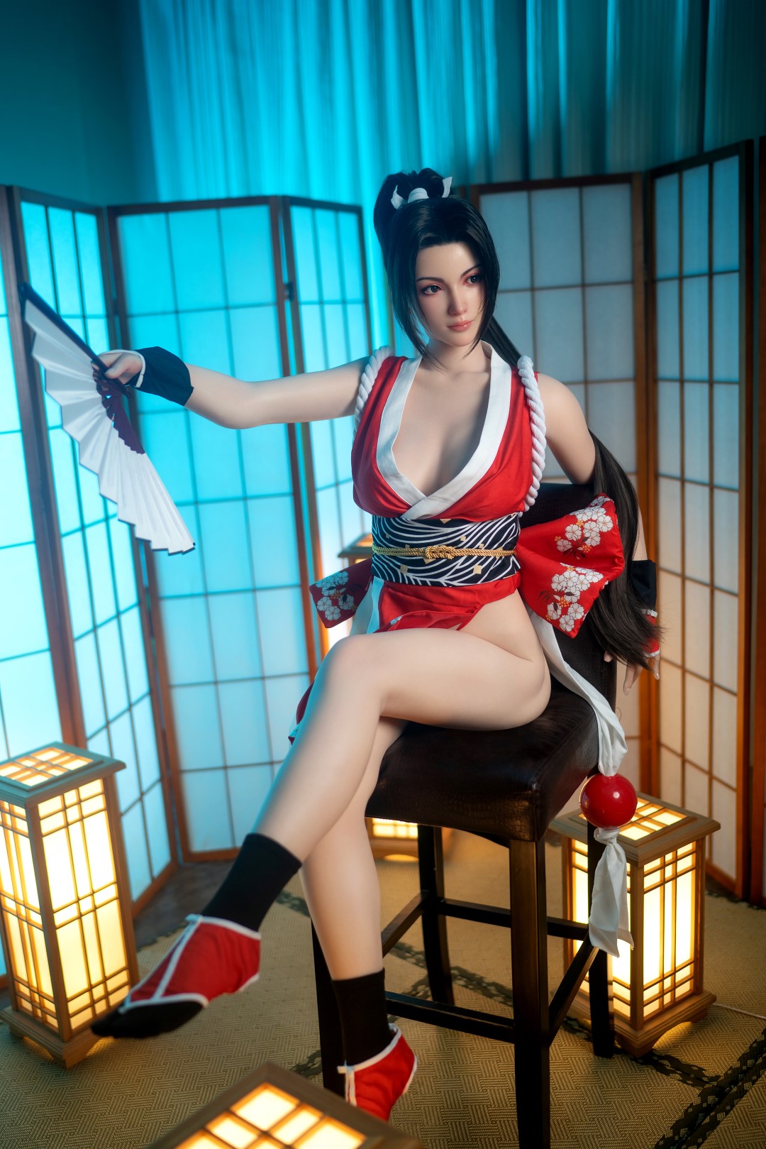 Mai Shiranui seksnukk (Game Lady 168 cm E-Cup nr 28 silikoon)