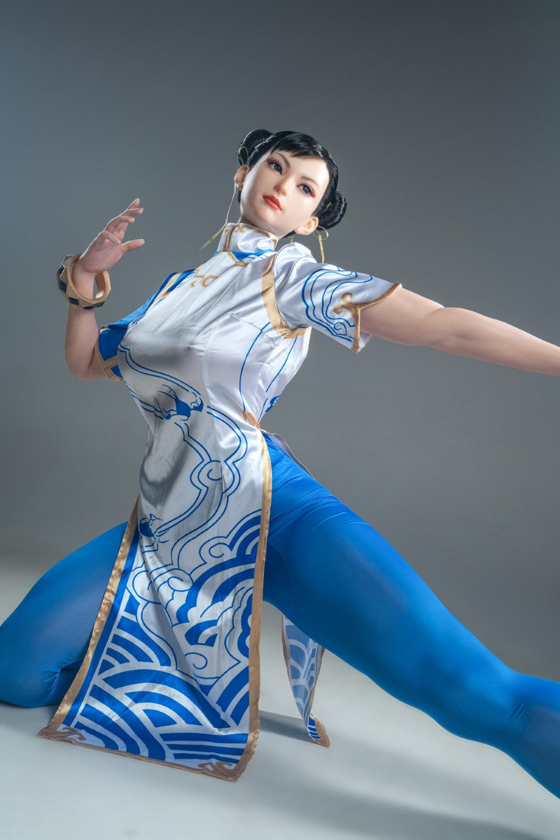 Chun Li seksnukk (Game Lady 169 cm F-Cup nr 33-1 silikoon)