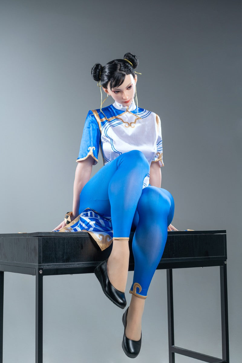 Chun Li seksnukk (Game Lady 169 cm F-Cup nr 33-1 silikoon)