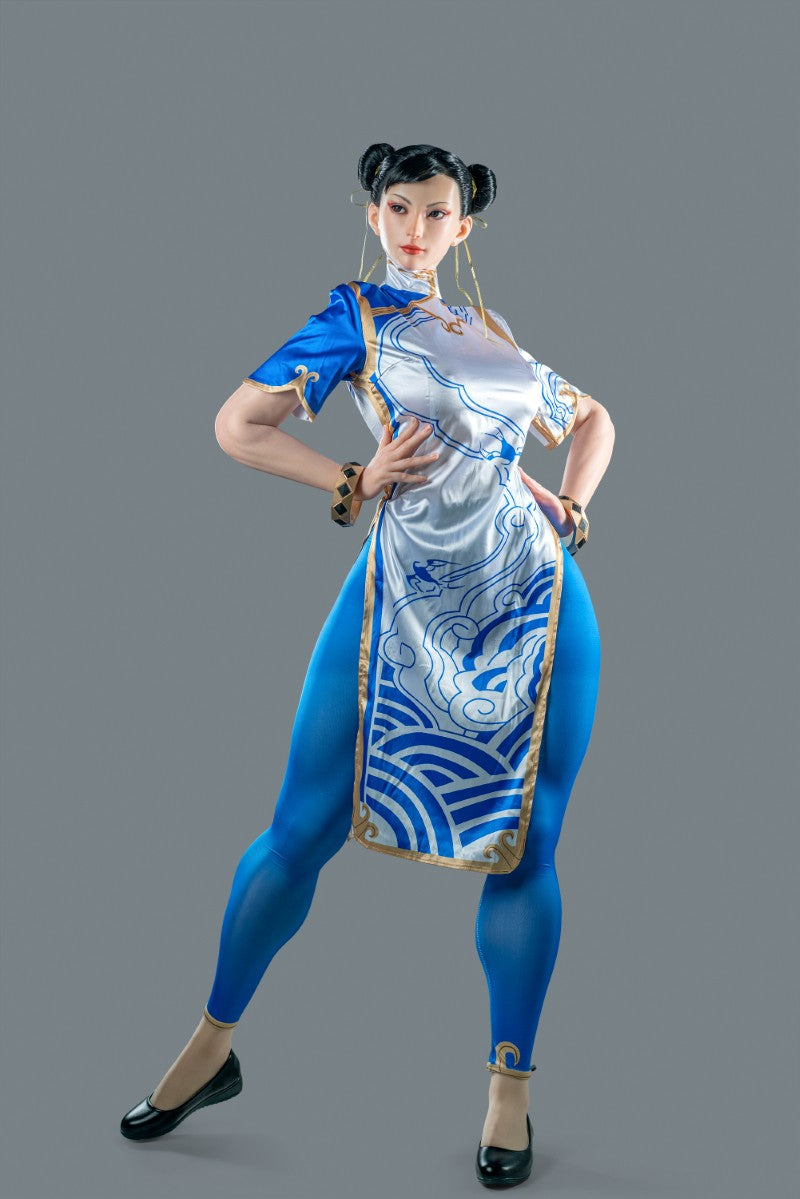 Chun Li seksnukk (Game Lady 169 cm F-Cup nr 33-1 silikoon)