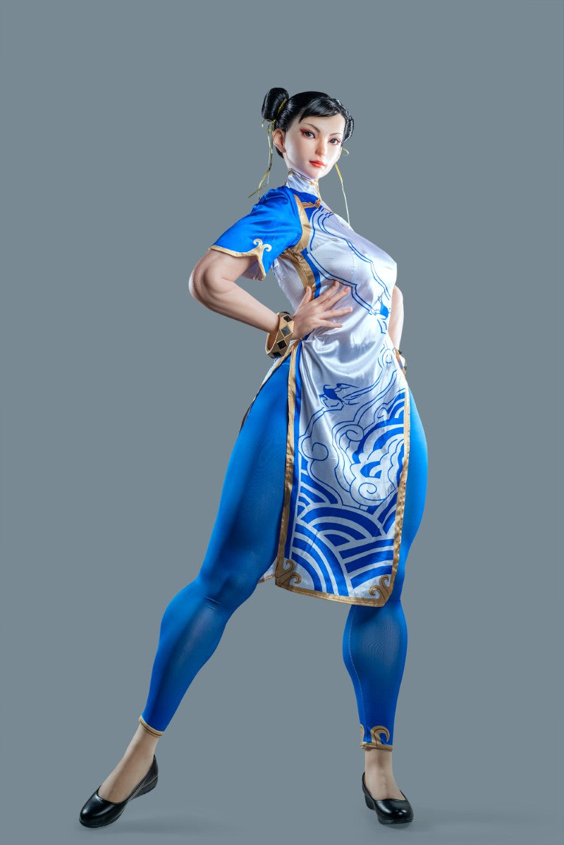 Chun Li seksnukk (Game Lady 169 cm F-Cup nr 33-1 silikoon)