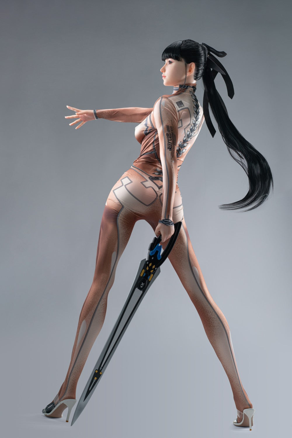 Eve Sex Doll (Game Lady 170 cm B-Cup nr 34-1 silikoon)