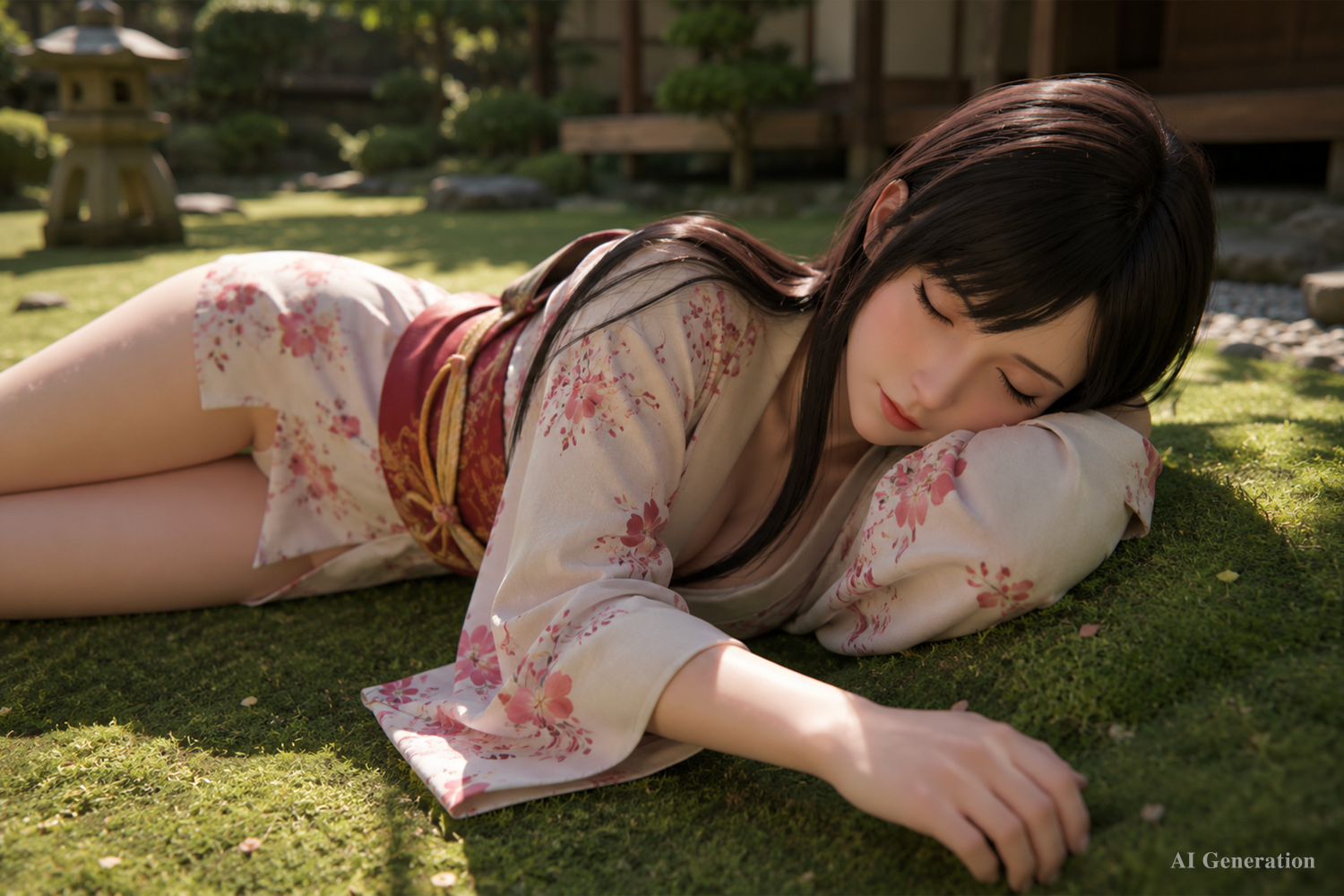 Tifa Sleeping Sex Doll (Game Lady 167 cm D-Cup nr 45 silikoon)