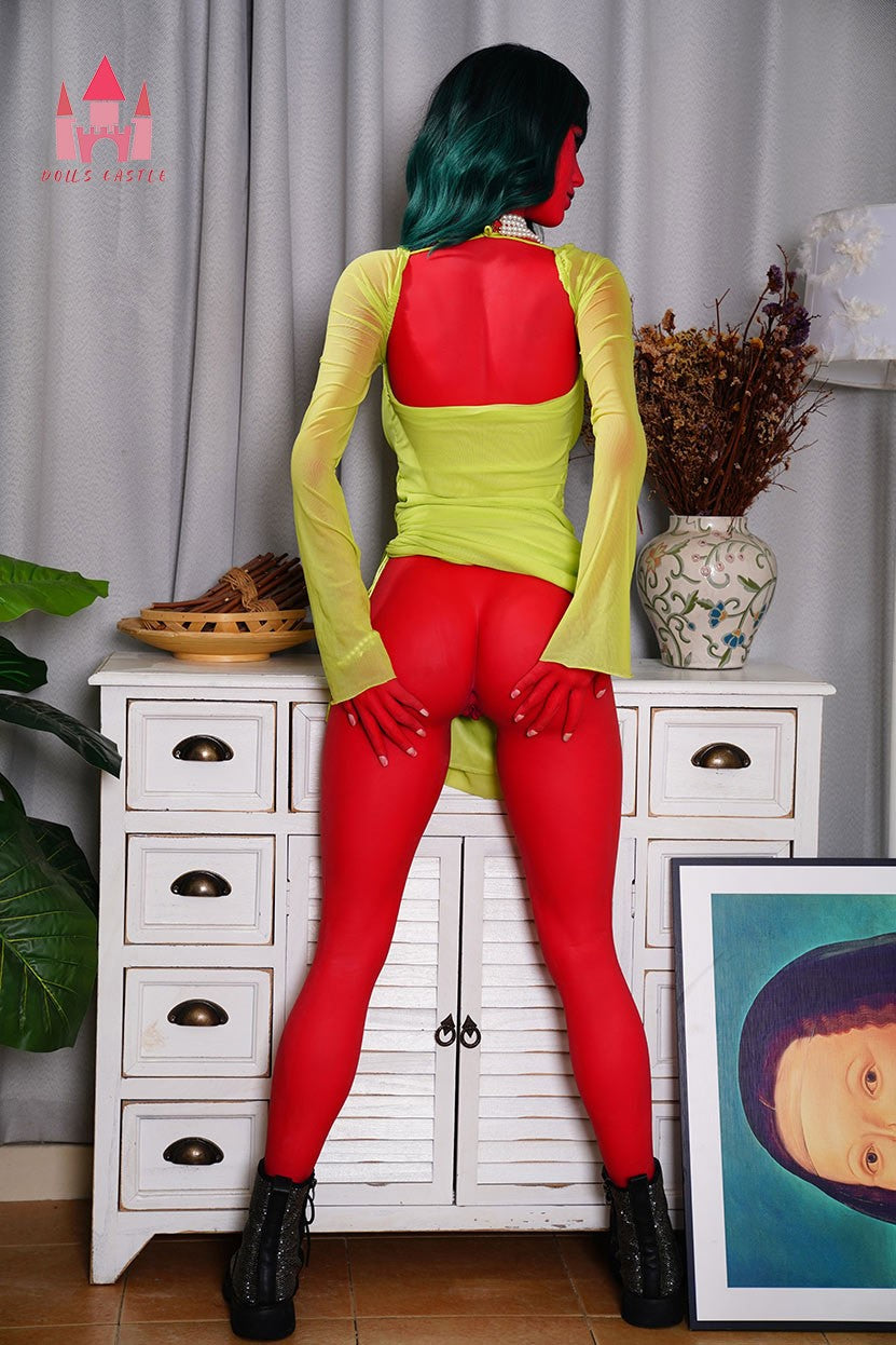 Lydia seksnukk (Dolls Castle 160 cm F-Cup # DC46 TPE)