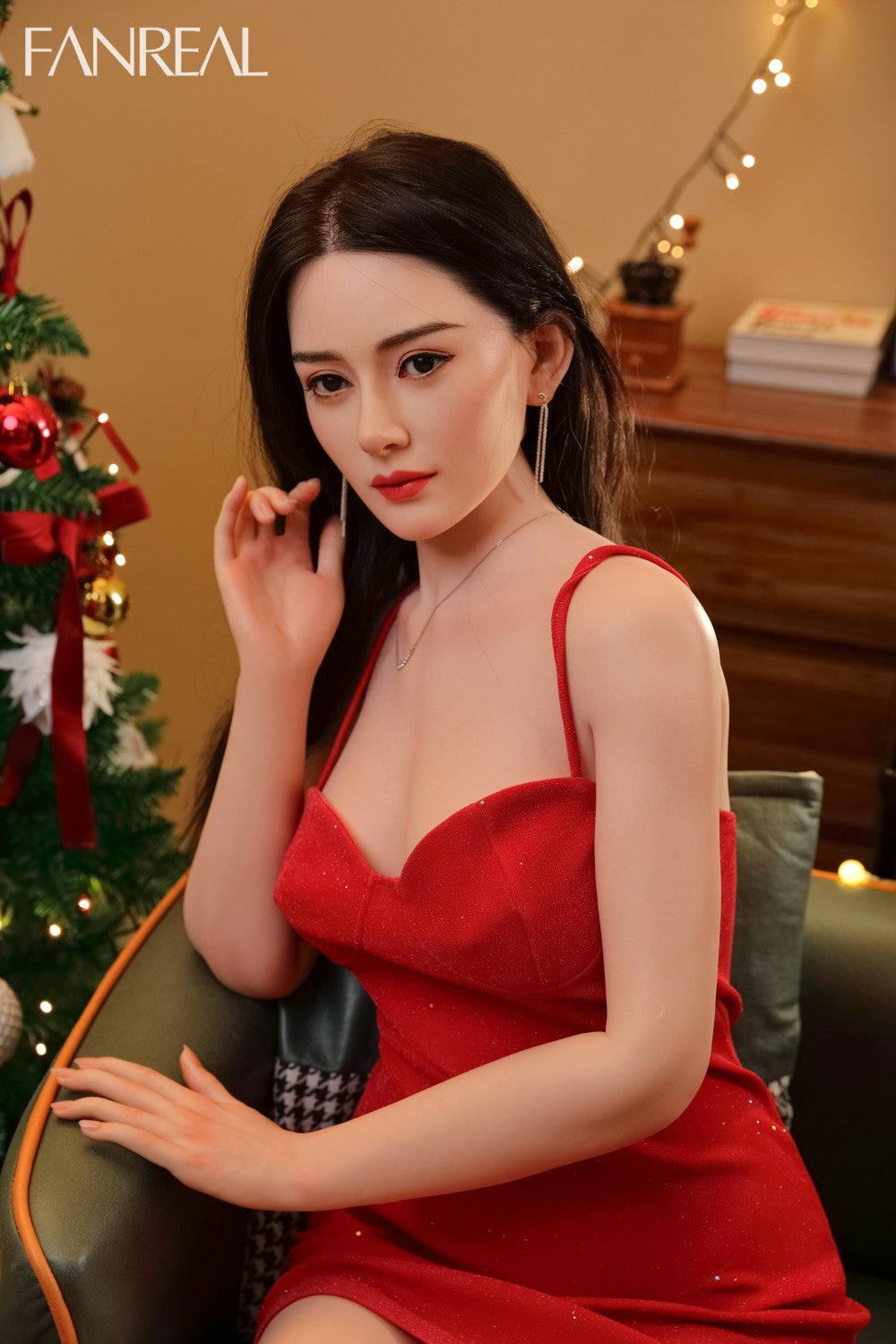 Ling Sexdocka (FanReal Doll 170cm D-kupa Silikon)