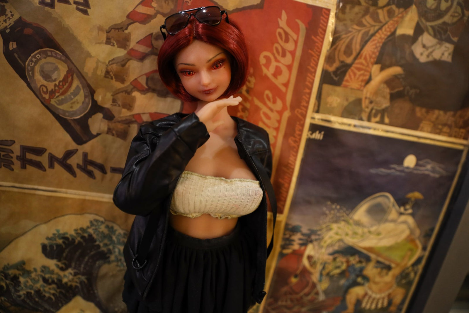 Masami seksnukk (Climax Doll Mini 60cm F tass silikoon)