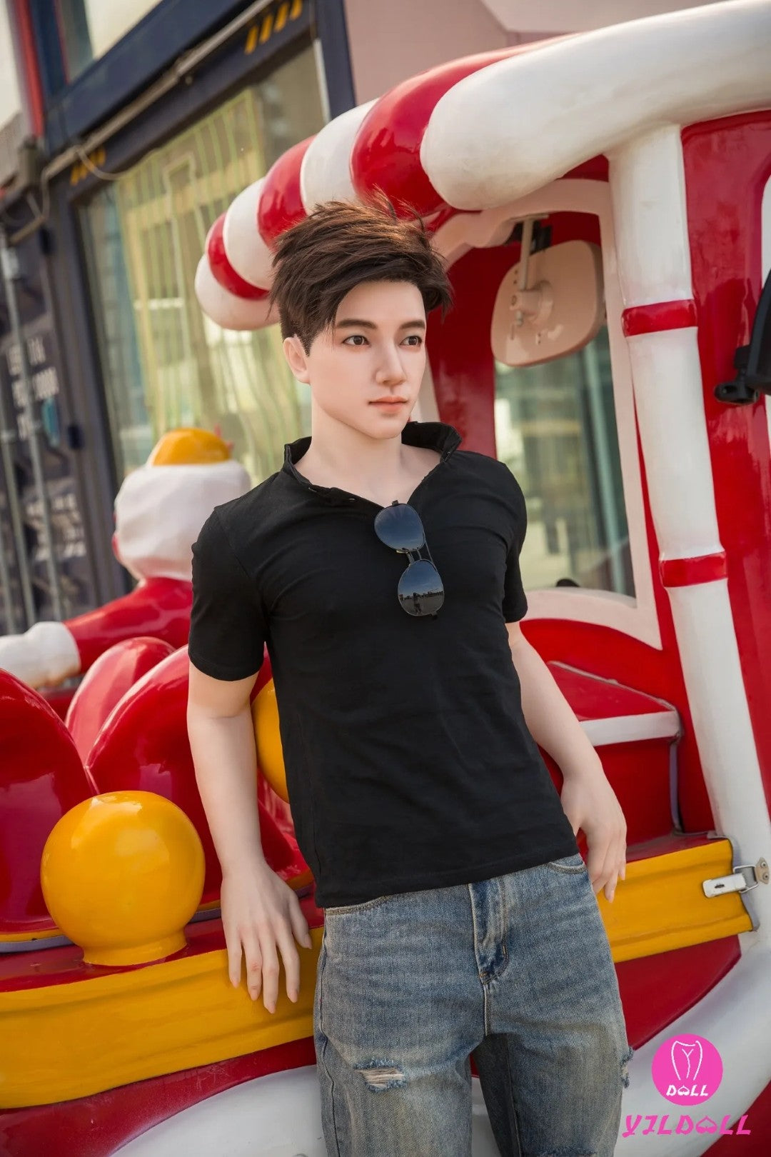 Jack meessoost seksnukk (YJL Doll 177cm MD010 silikoon)
