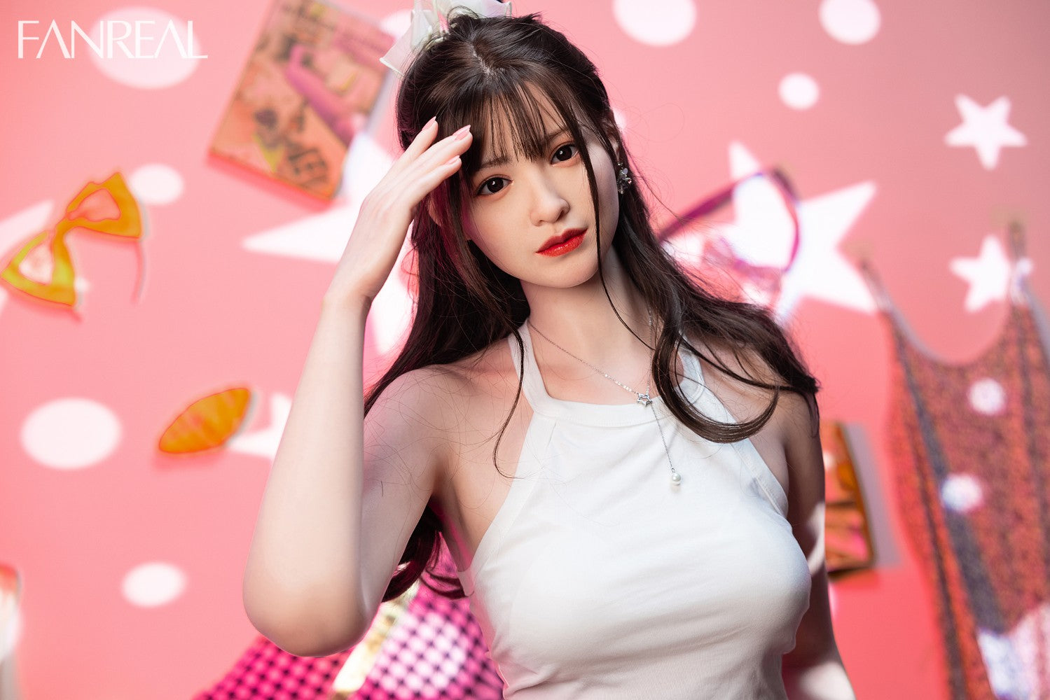 Josie seksnukk (FanReal Doll 163 cm C-tass silikoon)