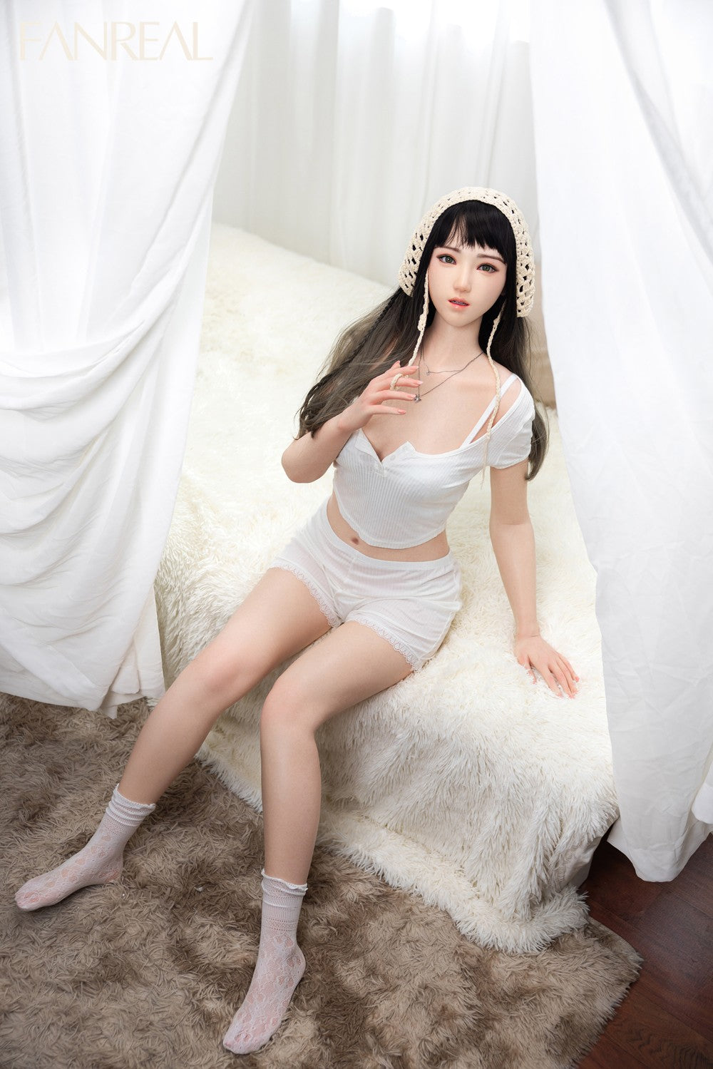 Jia seksnukk (FanReal Doll 158cm B tass silikoon)