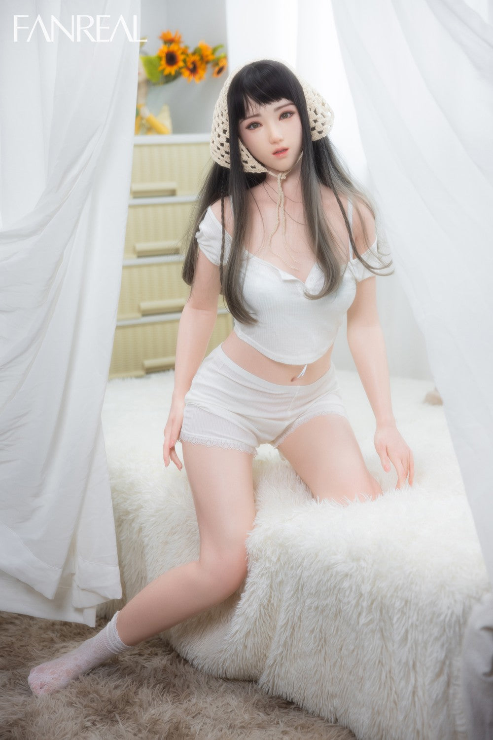 Jia seksnukk (FanReal Doll 158cm B tass silikoon)