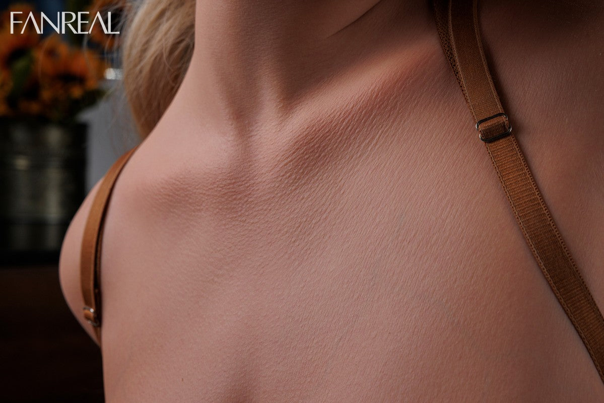 Lila Torso Sexdocka (FanReal Doll 111cm F-kupa RST Silikon)