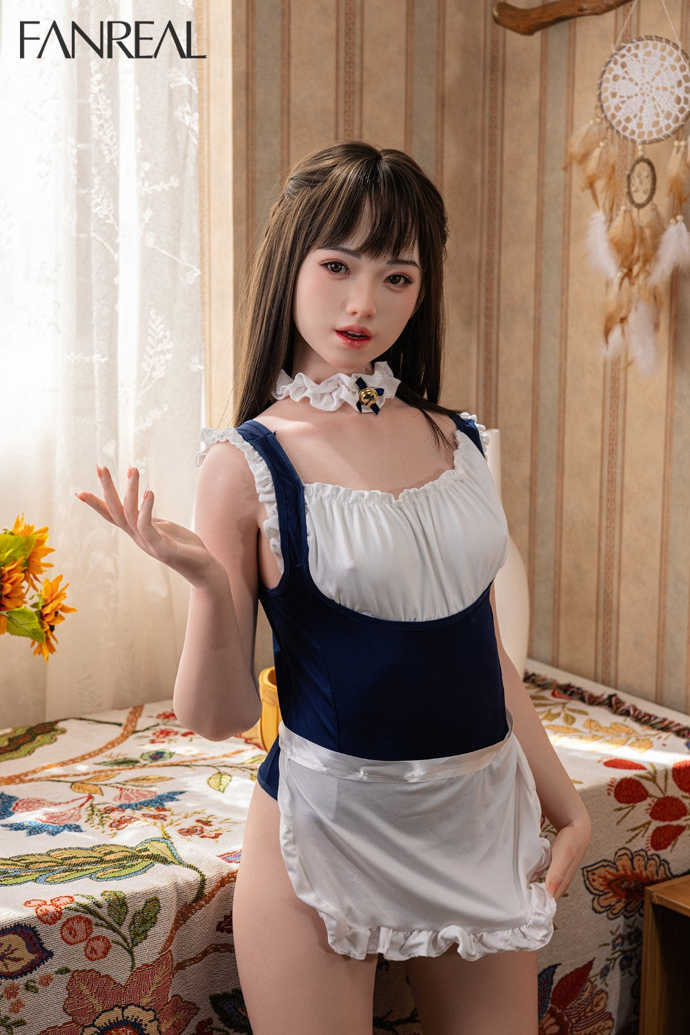 Molly seksnukk (FanReal Doll 153cm B-tass silikoon)