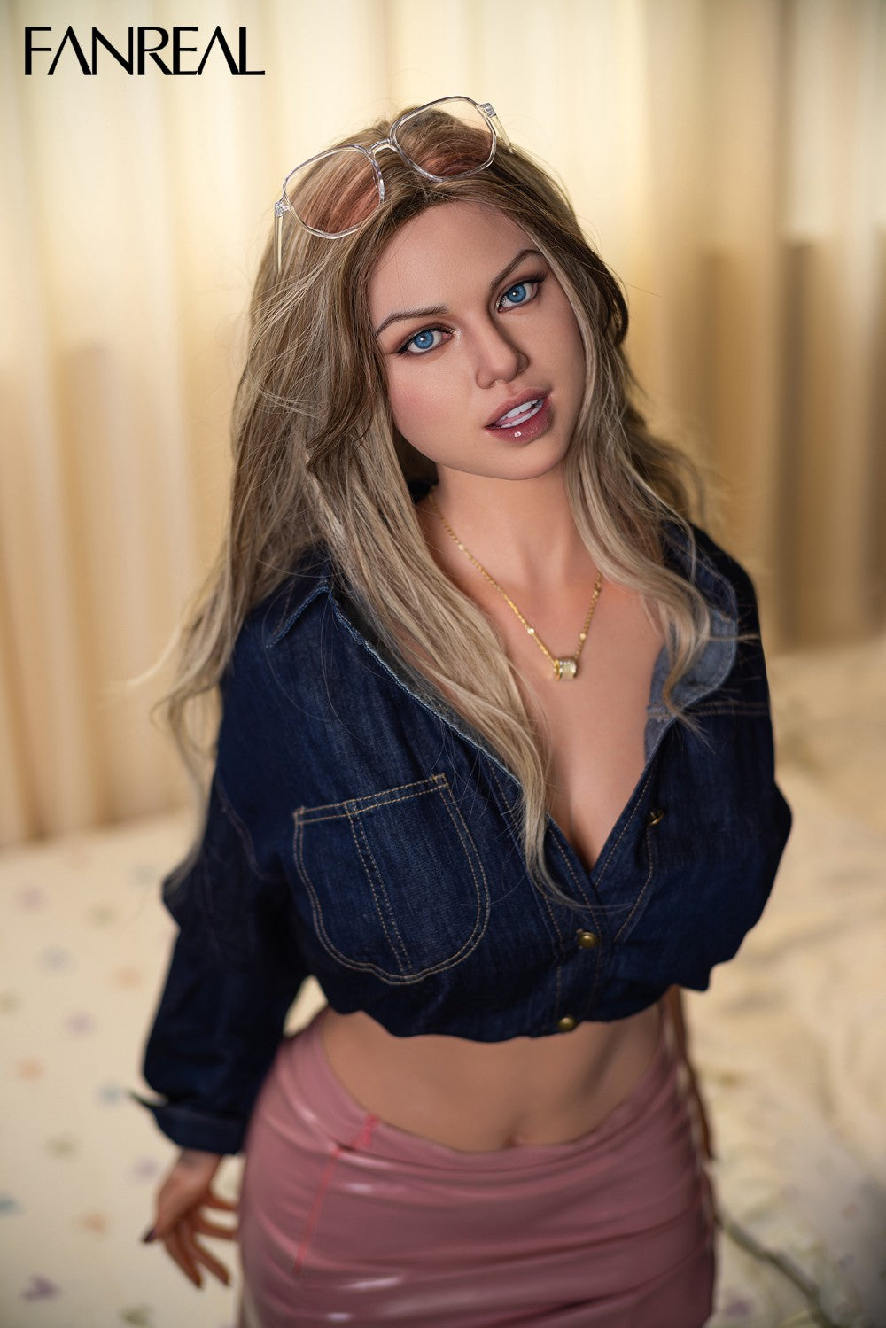 Maria seksnukk (FanReal Doll 170 cm D-tass silikoon)