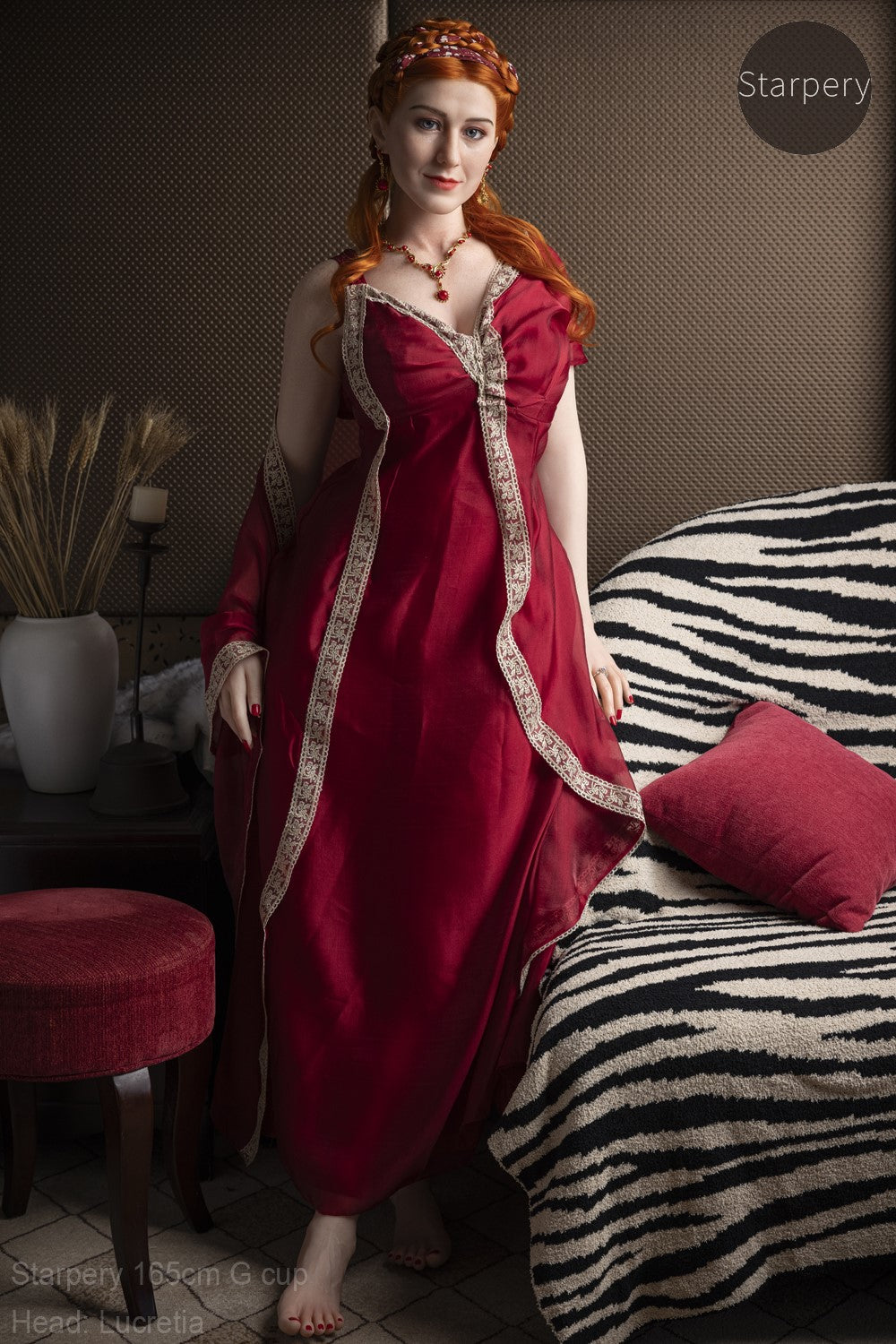 Lucretia seksnukk (Starpery 165 cm G-tass TPE + silikoon)