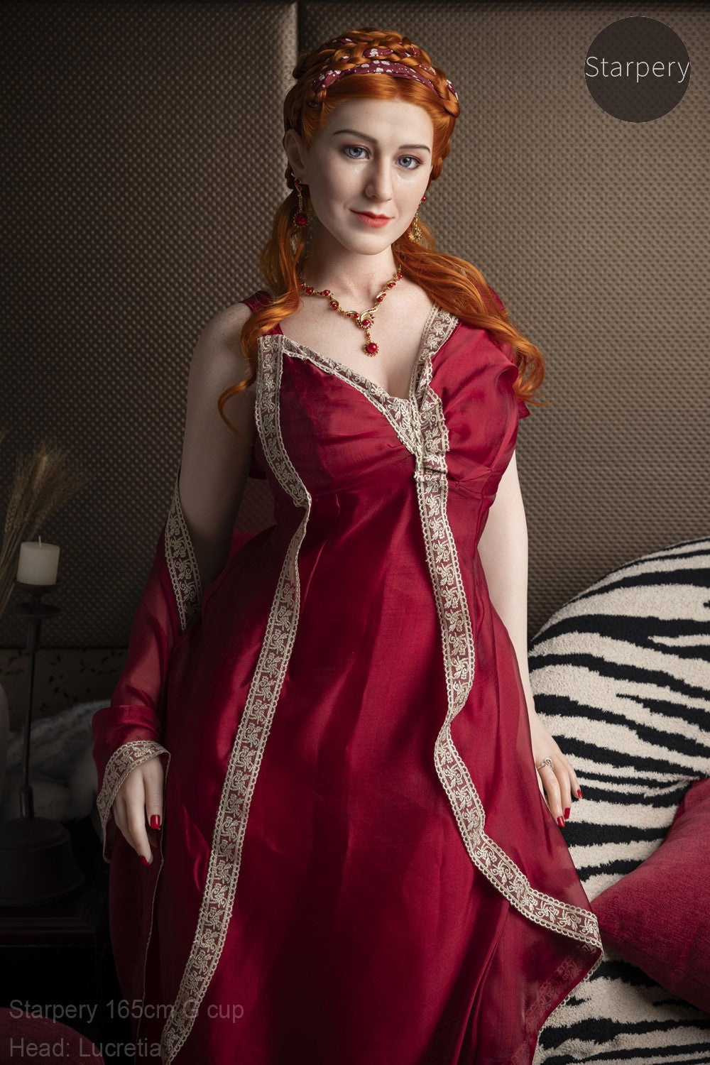 Lucretia seksnukk (Starpery 165 cm G-tass TPE + silikoon)