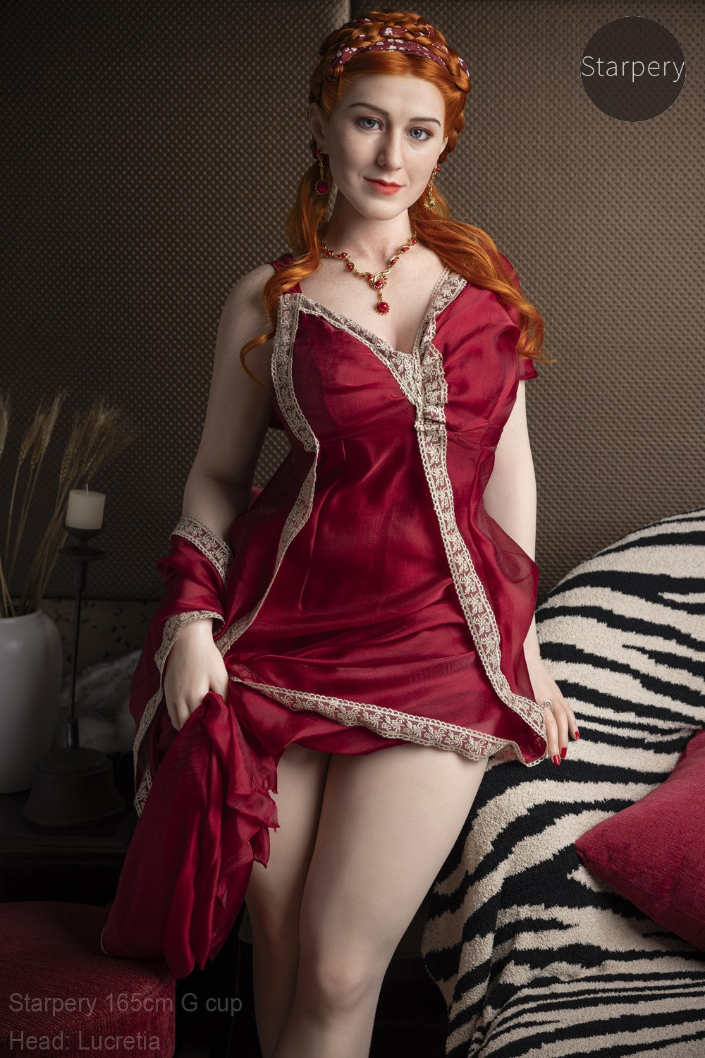 Lucretia seksnukk (Starpery 165 cm G-tass TPE + silikoon)