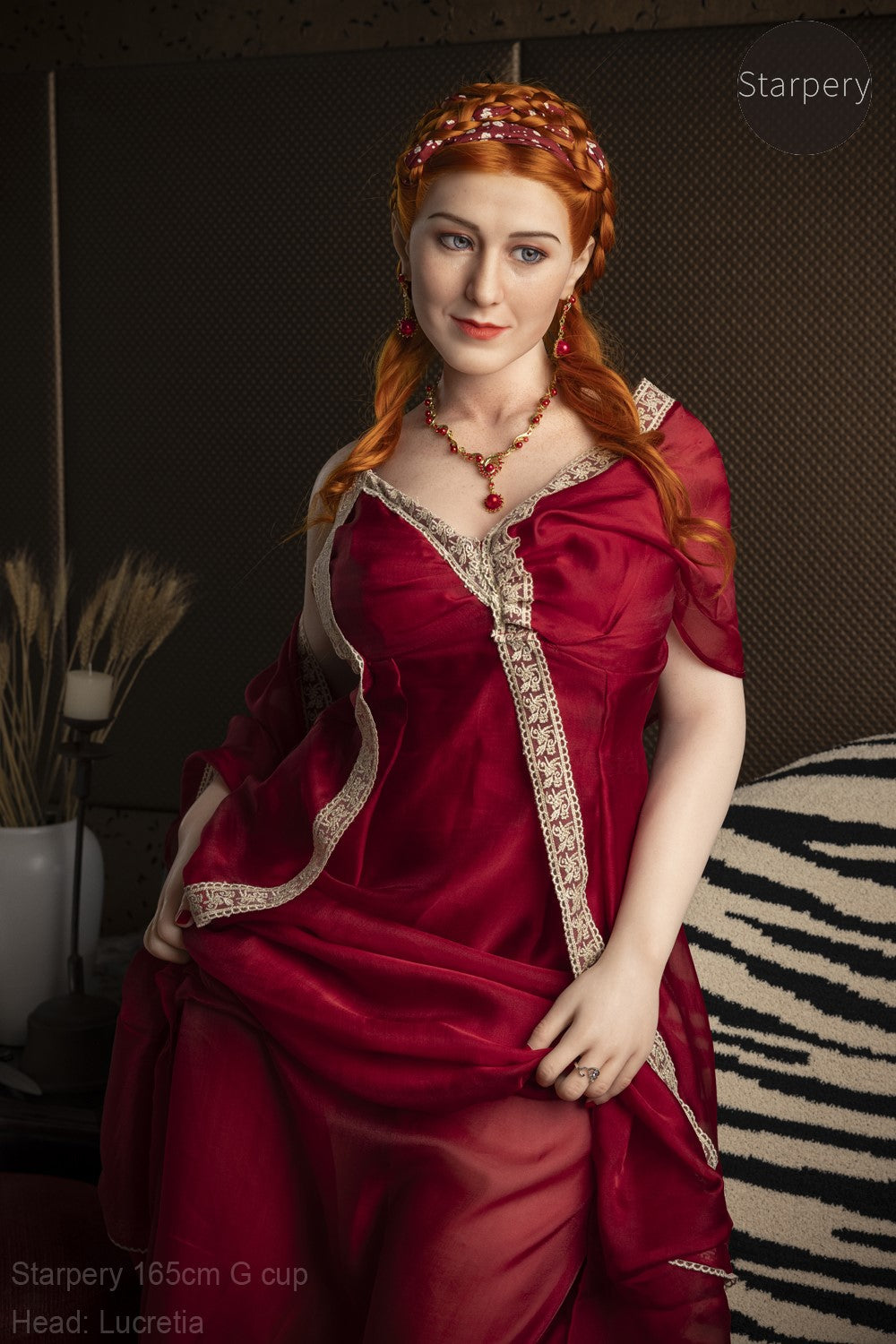Lucretia seksnukk (Starpery 165 cm G-tass TPE + silikoon)