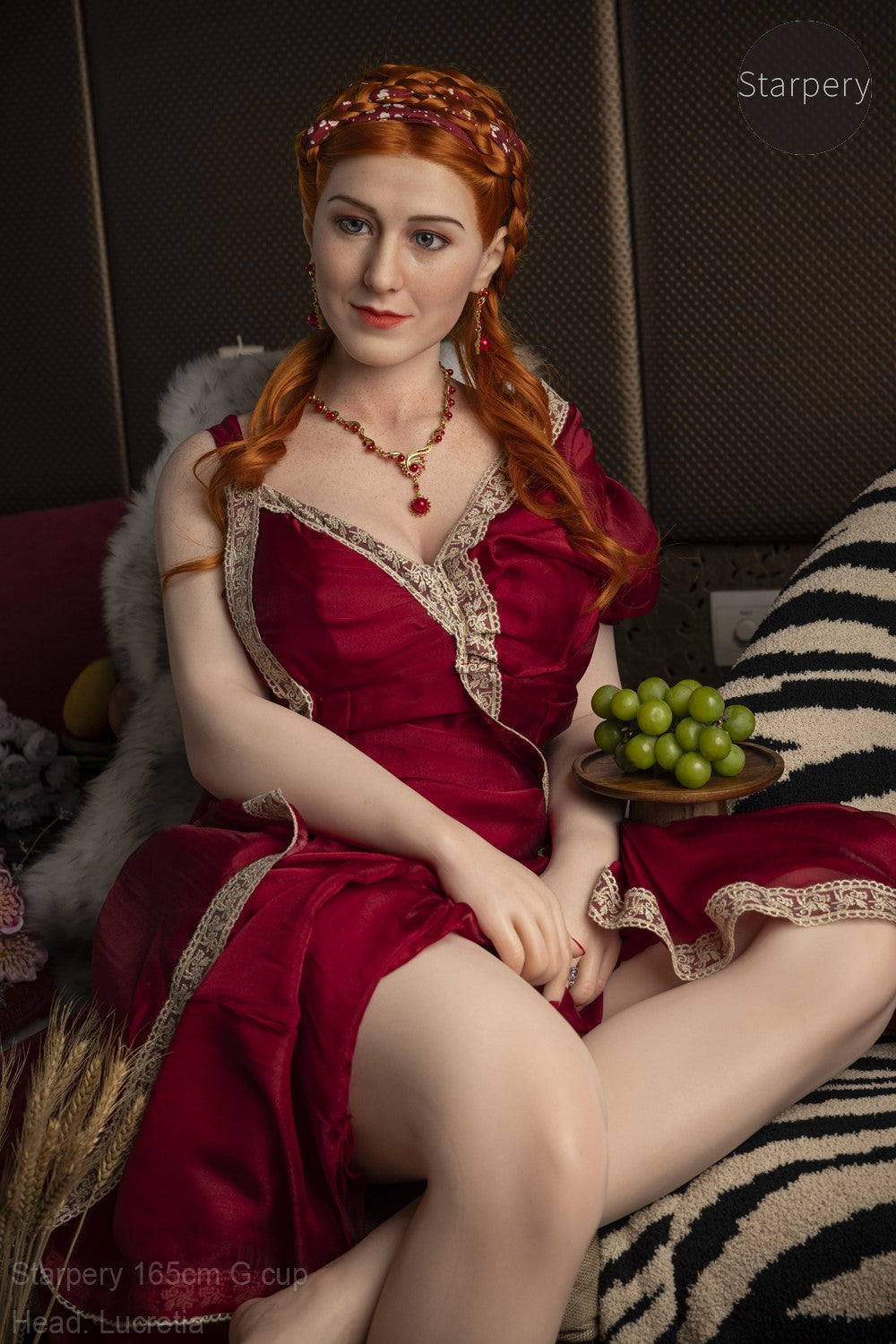 Lucretia seksnukk (Starpery 165 cm G-tass TPE + silikoon)