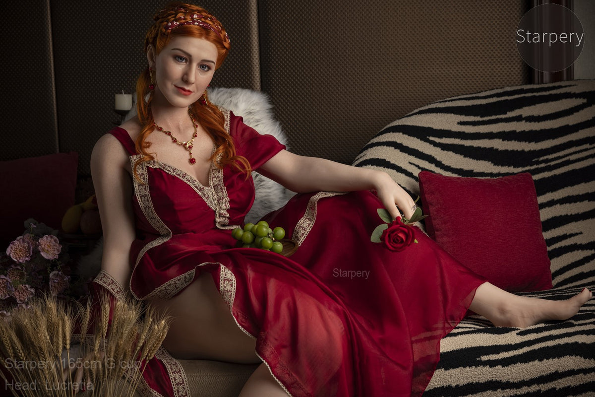 Lucretia seksnukk (Starpery 165 cm G-tass TPE + silikoon)