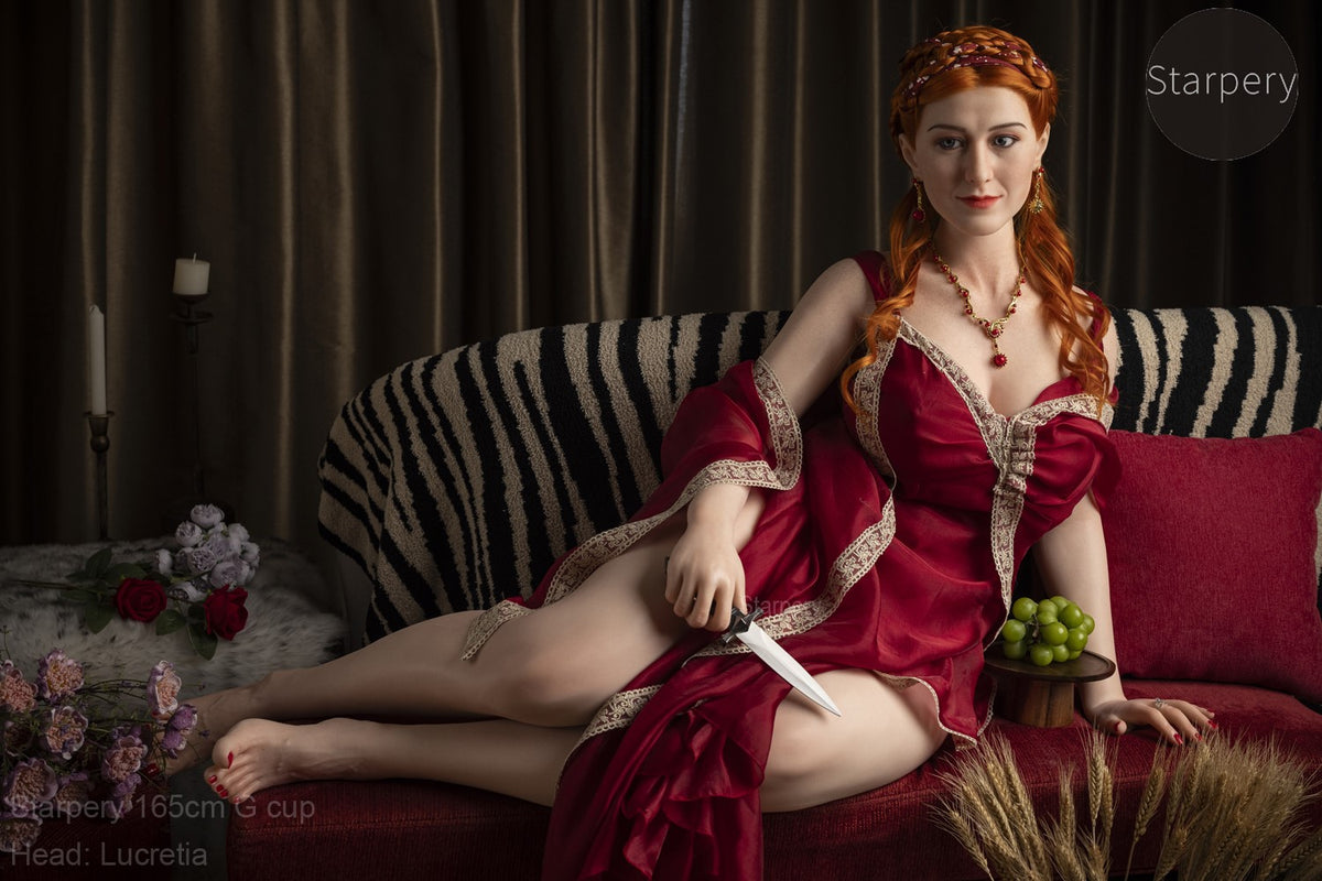 Lucretia seksnukk (Starpery 165 cm G-tass TPE + silikoon)
