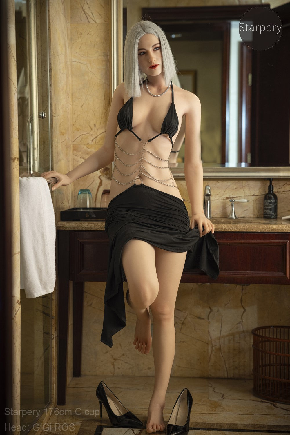 Gigi Sexdocka (Starpery 176cm C-kupa TPE+Silikon)