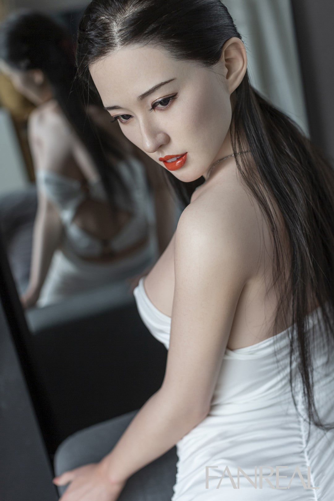 Fei seksnukk (FanReal Doll 173cm D-tass silikoon)