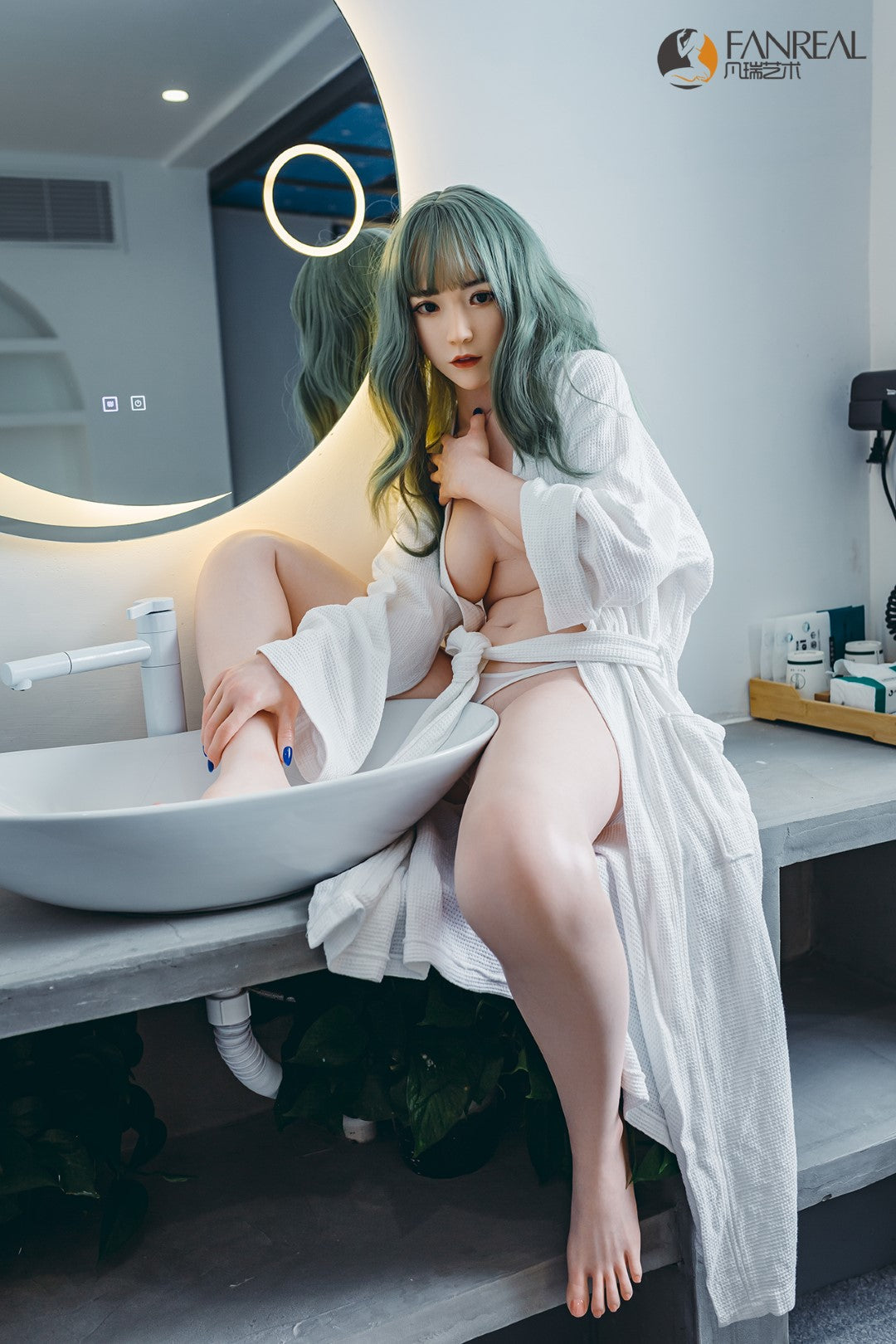 Qian seksnukk (FanReal Doll 158cm B tass silikoon)
