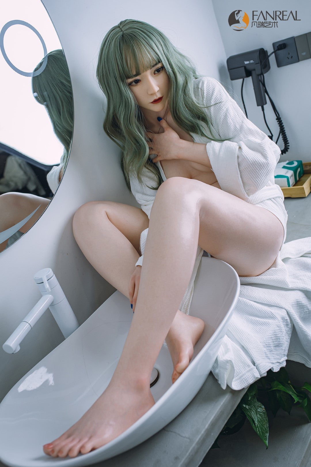 Qian seksnukk (FanReal Doll 158cm B tass silikoon)