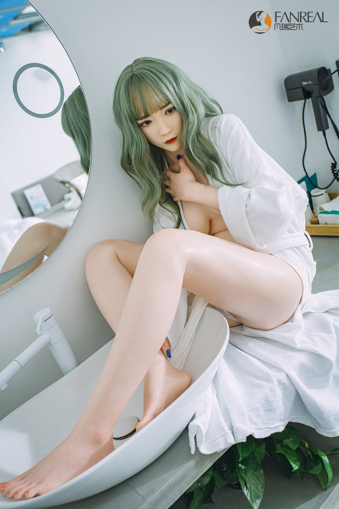 Qian seksnukk (FanReal Doll 158cm B tass silikoon)