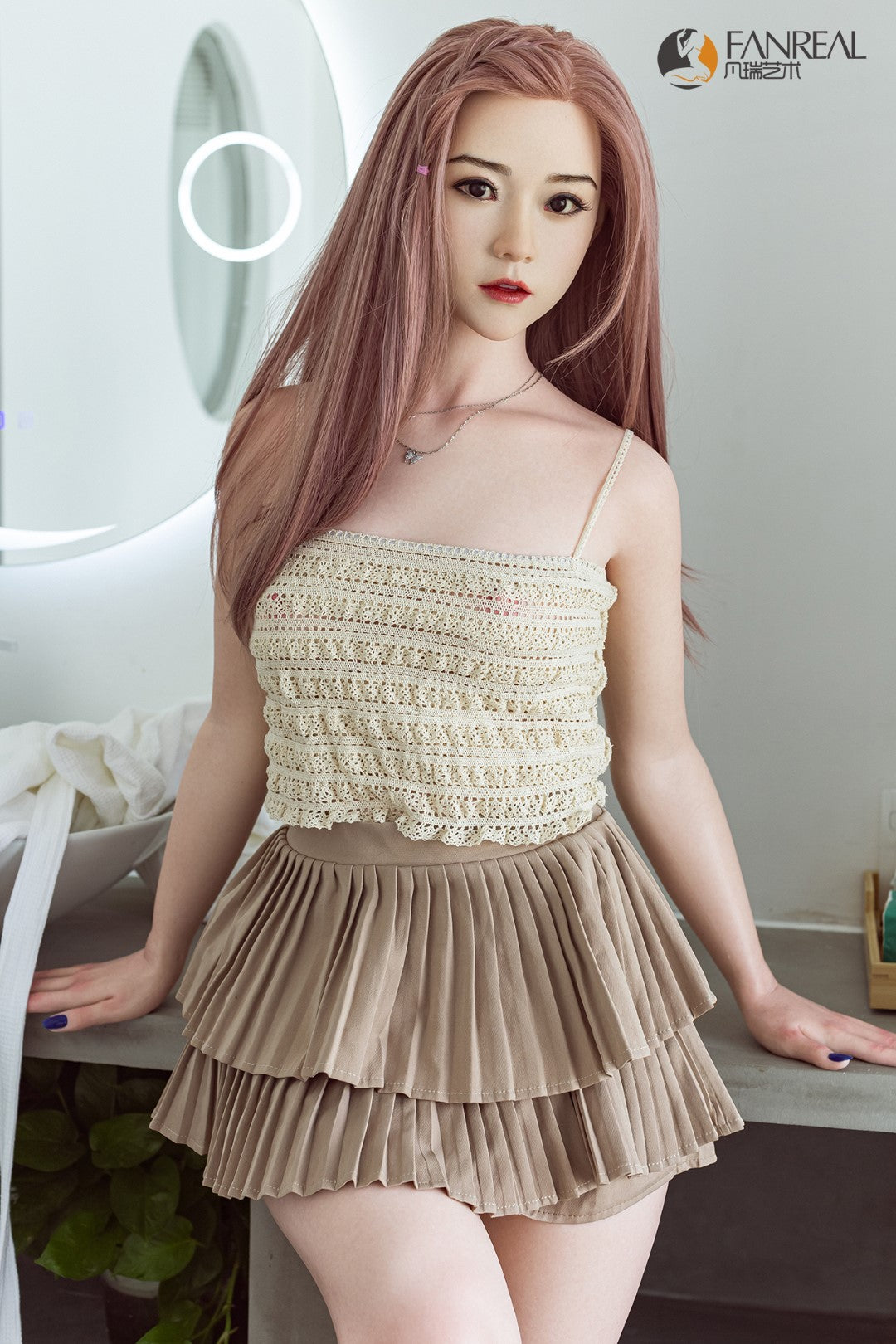 Qian Sexdocka (FanReal Doll 158cm B-kupa Silikon)