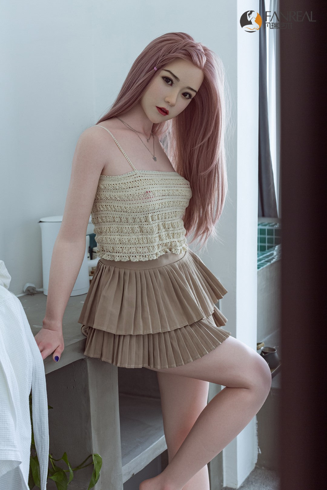 Qian Sexdocka (FanReal Doll 158cm B-kupa Silikon)