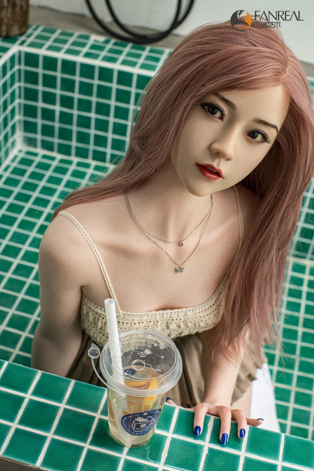 Qian Sexdocka (FanReal Doll 158cm B-kupa Silikon)