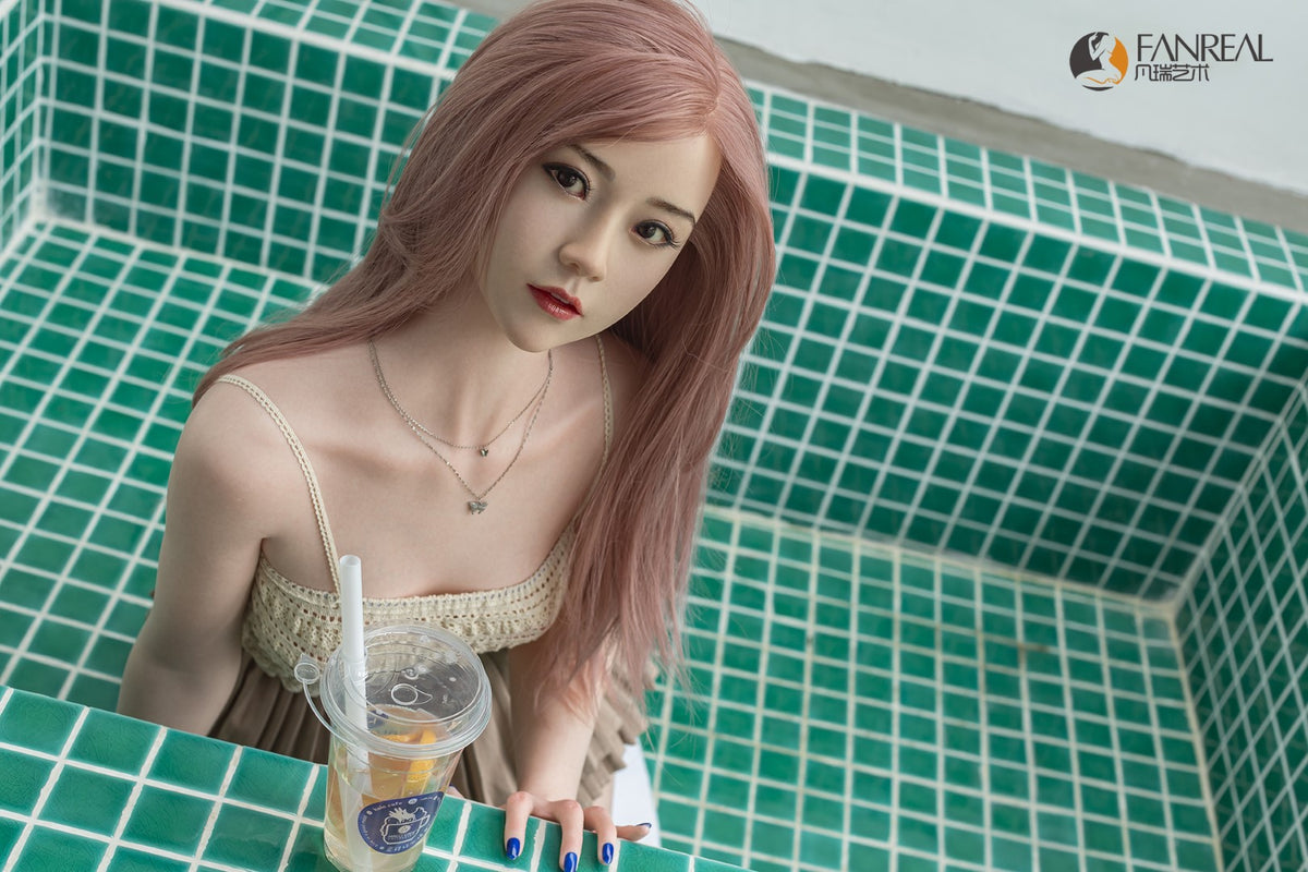 Qian Sexdocka (FanReal Doll 158cm B-kupa Silikon)