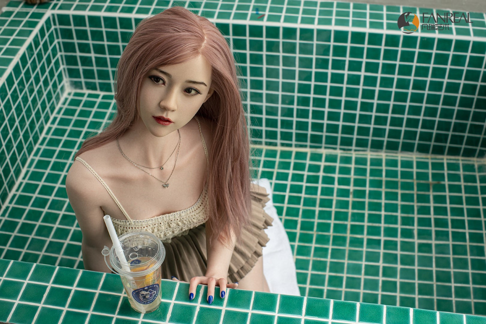 Qian Sexdocka (FanReal Doll 158cm B-kupa Silikon)