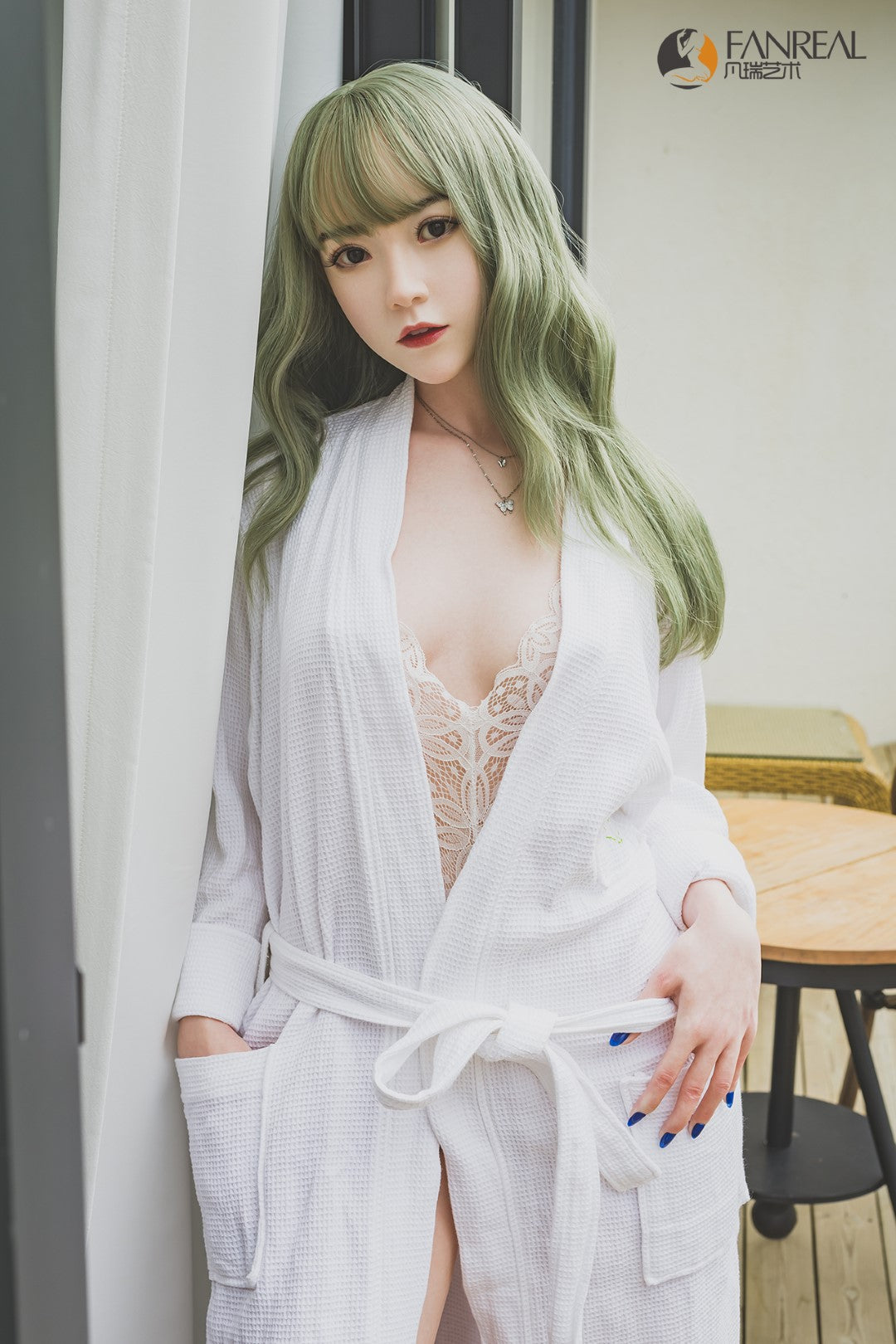 Qian seksnukk (FanReal Doll 158cm B tass silikoon)